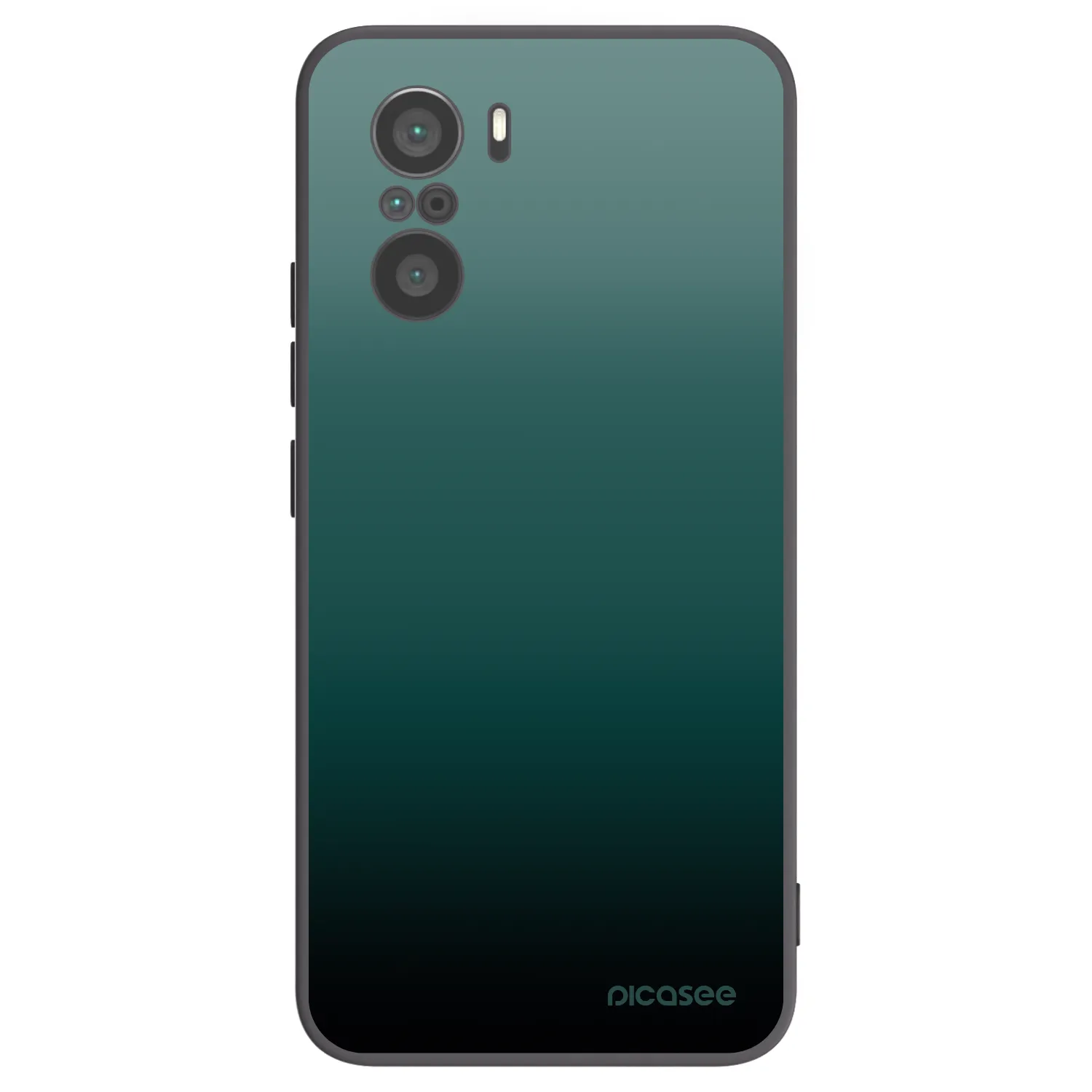Picasee fekete szilikon tok az alábbi mobiltelefonokra Xiaomi Poco F3 - Verdant Fade