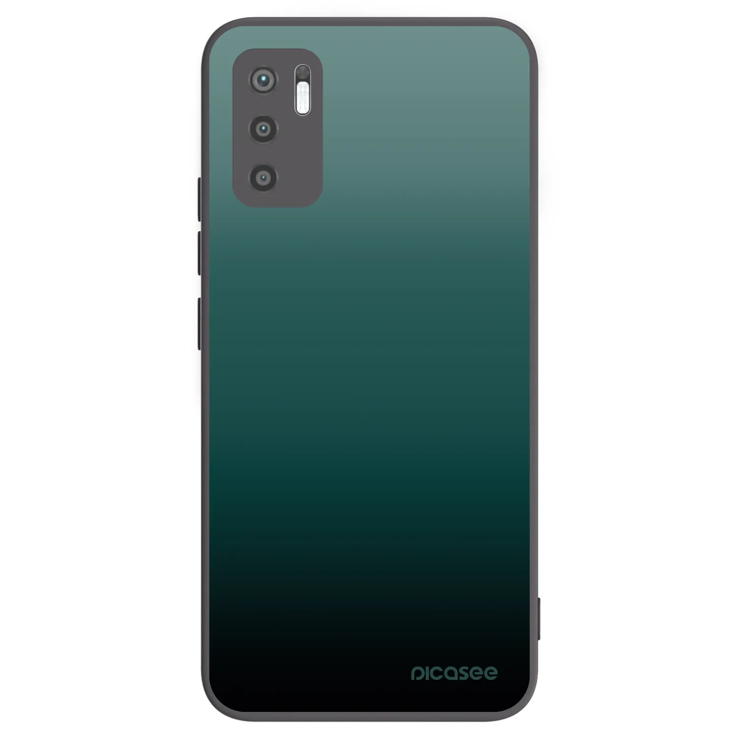 Picasee fekete szilikon tok az alábbi mobiltelefonokra Xiaomi Redmi Note 10 5G - Verdant Fade