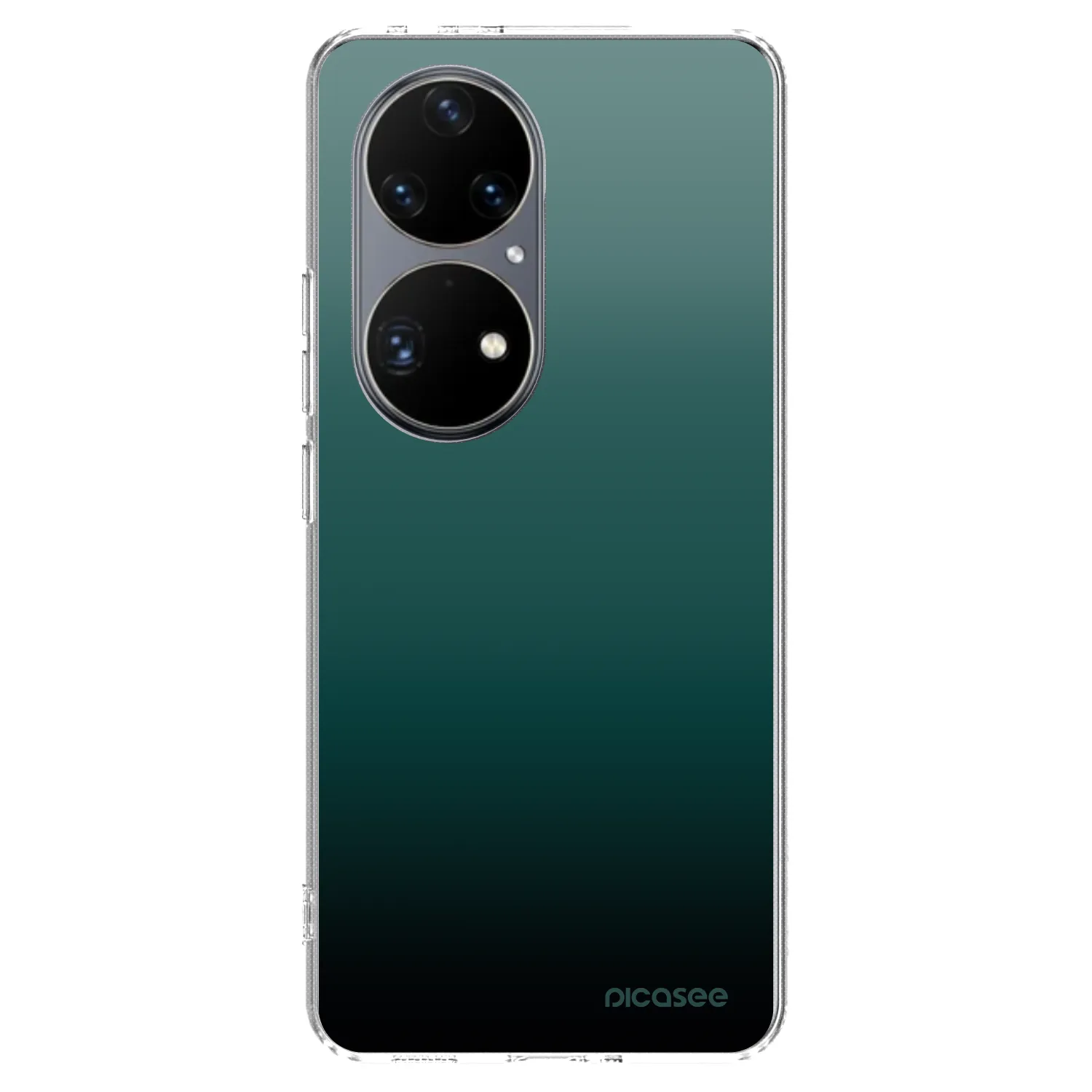 Picasee átlátszó szilikon tok az alábbi mobiltelefonokra Huawei P50 - Verdant Fade