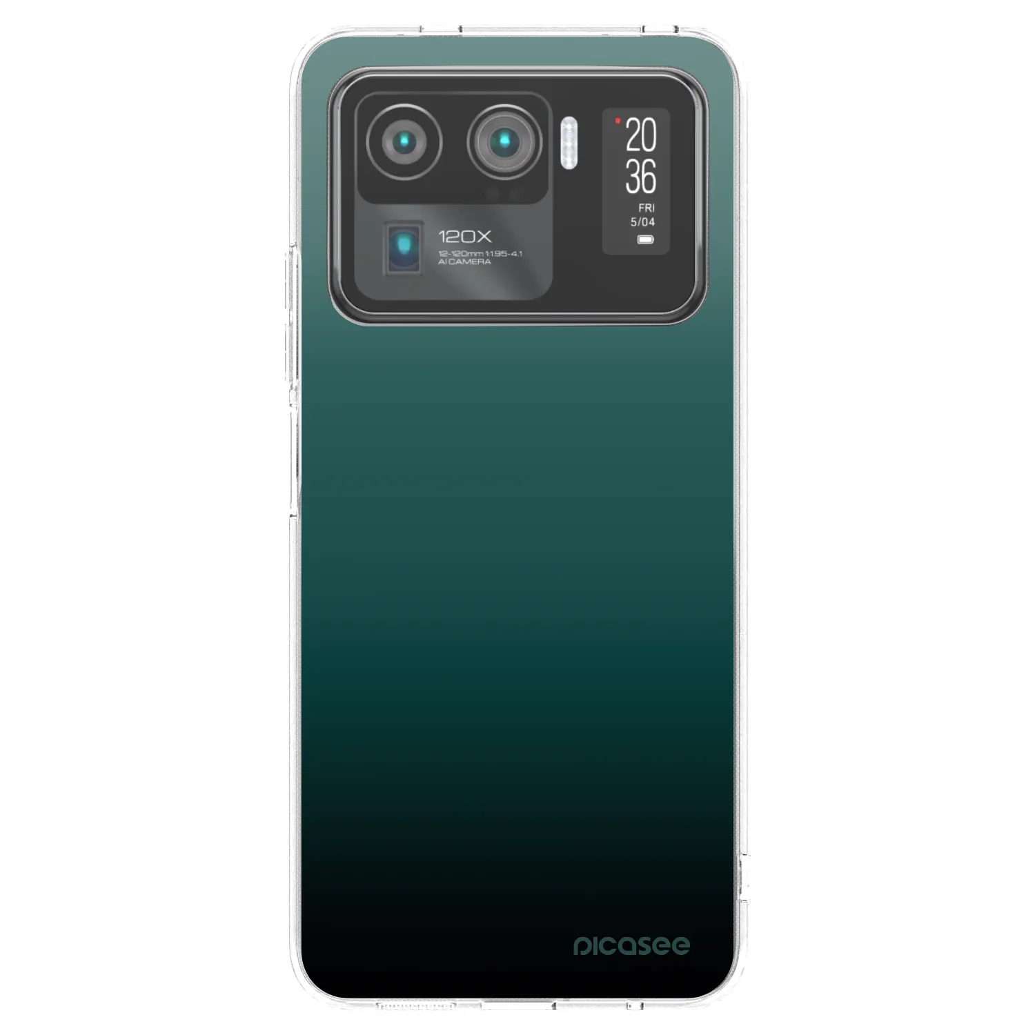 Picasee átlátszó szilikon tok az alábbi mobiltelefonokra Xiaomi Mi 11 Ultra - Verdant Fade