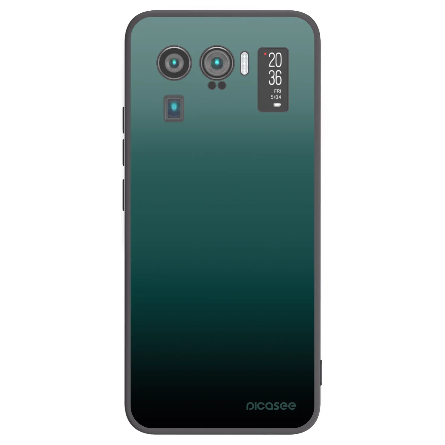 Picasee fekete szilikon tok az alábbi mobiltelefonokra Xiaomi Mi 11 Ultra - Verdant Fade