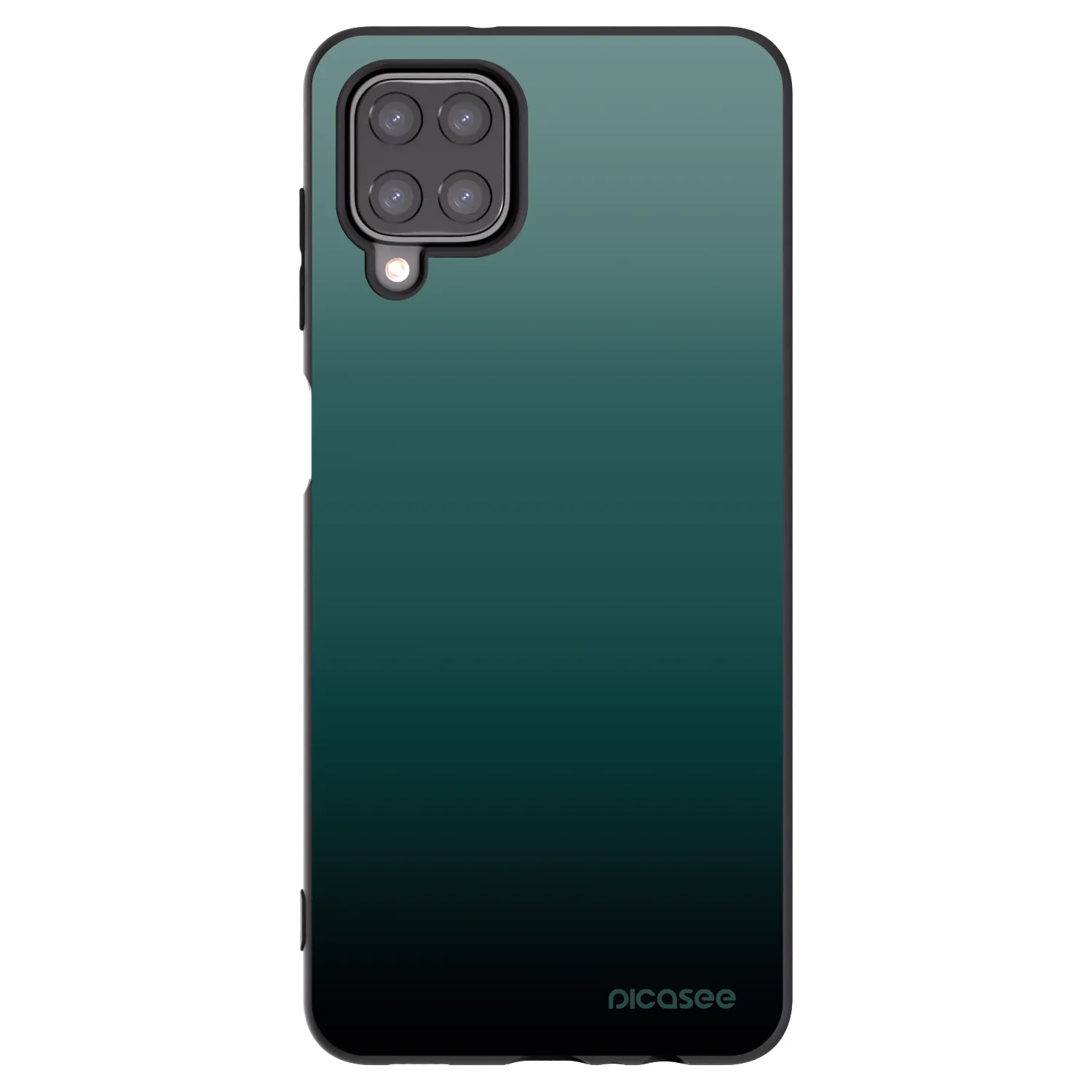 Picasee fekete szilikon tok az alábbi mobiltelefonokra Samsung Galaxy M12 M127F - Verdant Fade