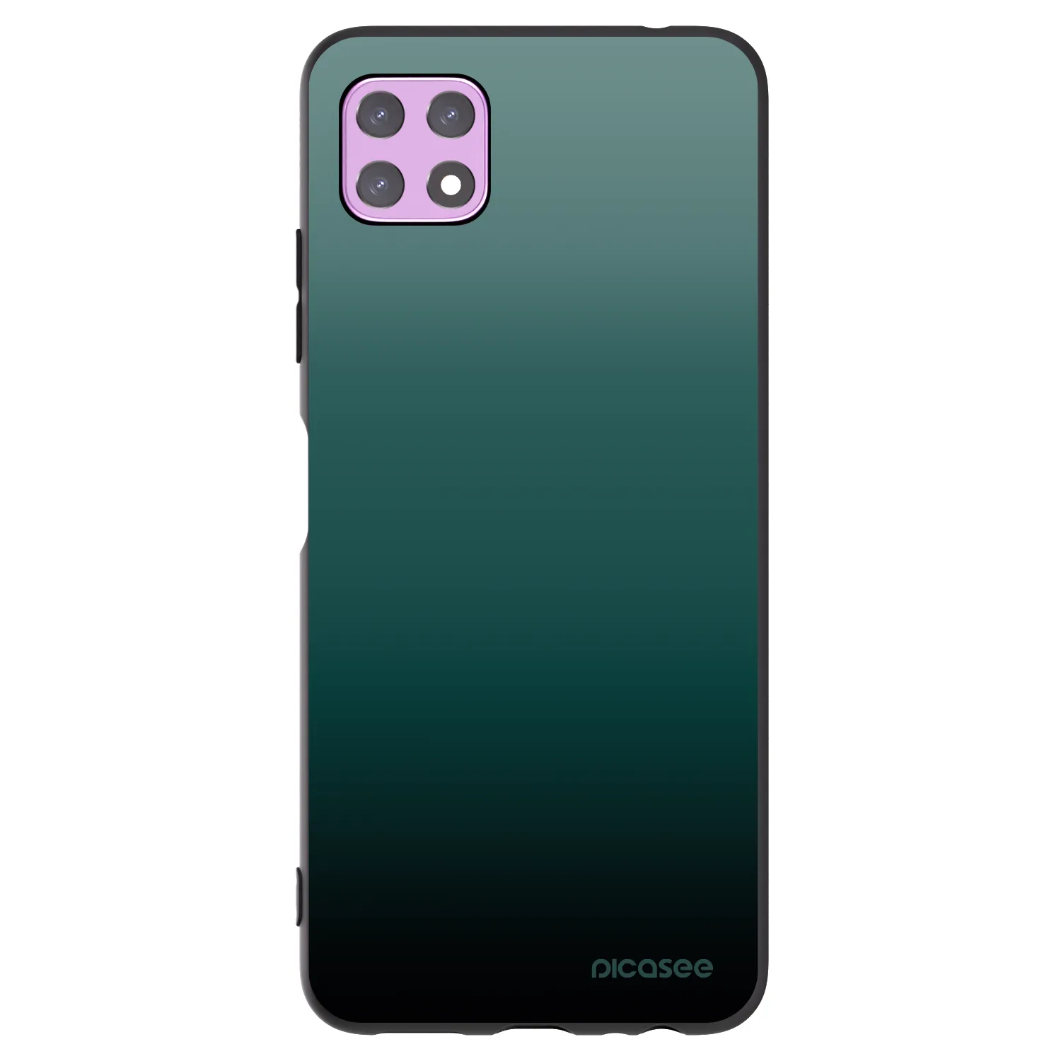Picasee fekete szilikon tok az alábbi mobiltelefonokra Samsung Galaxy A22 A226B 5G - Verdant Fade