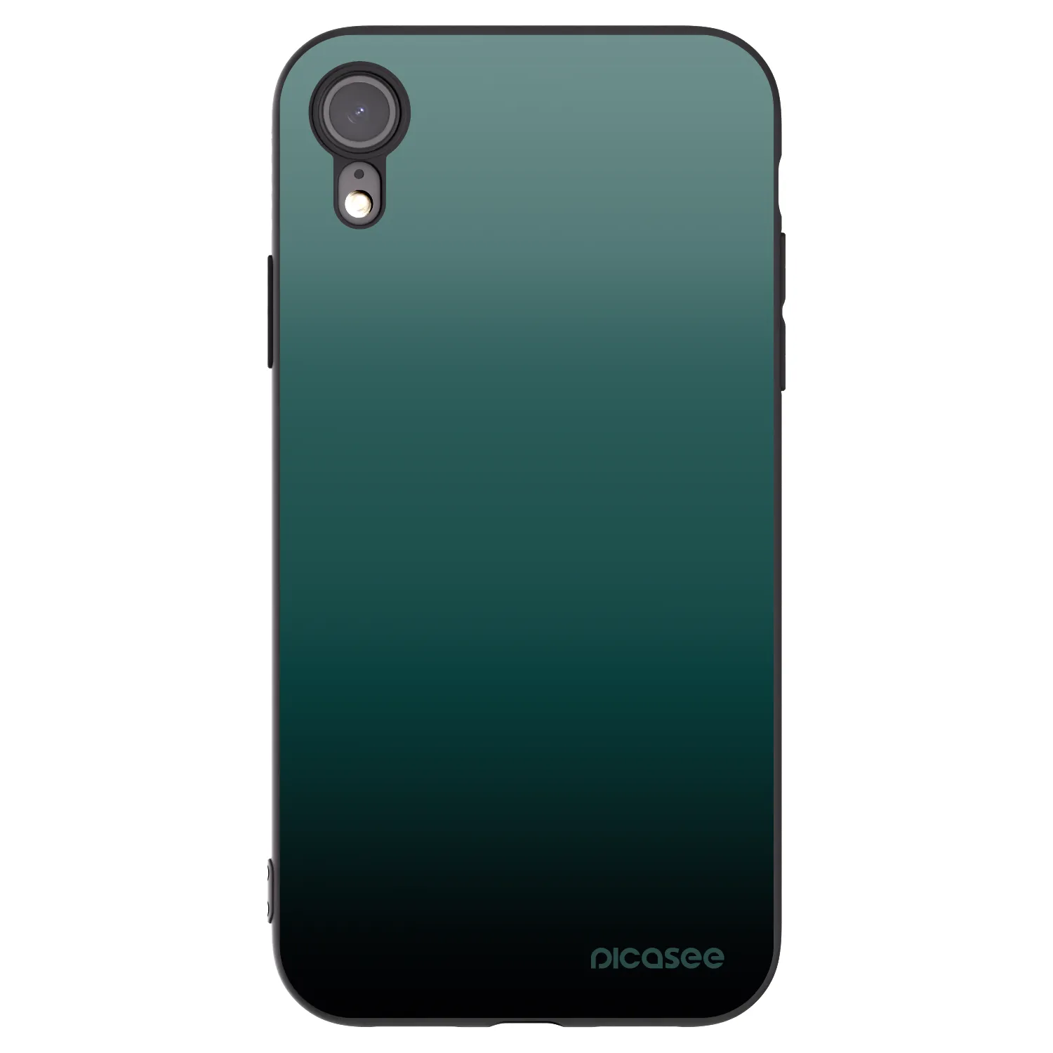 Picasee fekete szilikon tok az alábbi mobiltelefonokra Apple iPhone XR - Verdant Fade