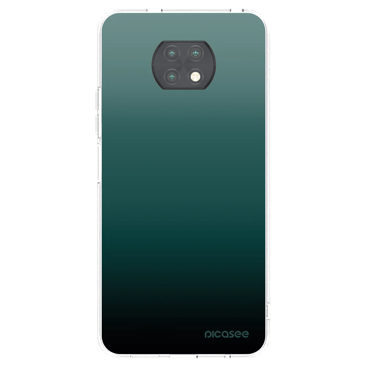 Picasee átlátszó szilikon tok az alábbi mobiltelefonokra Xiaomi Redmi Note 9T - Verdant Fade