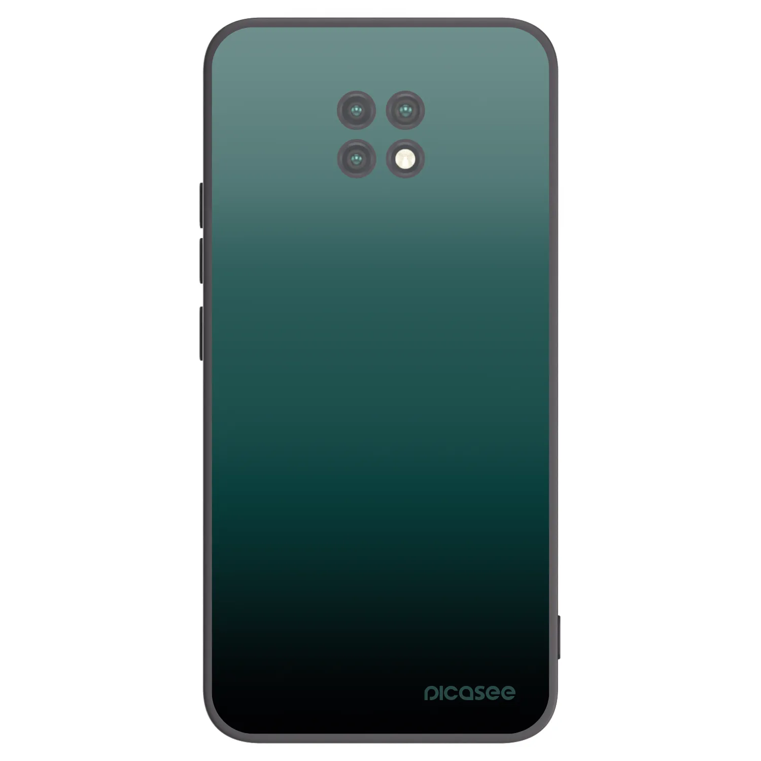 Picasee fekete szilikon tok az alábbi mobiltelefonokra Xiaomi Redmi Note 9T - Verdant Fade