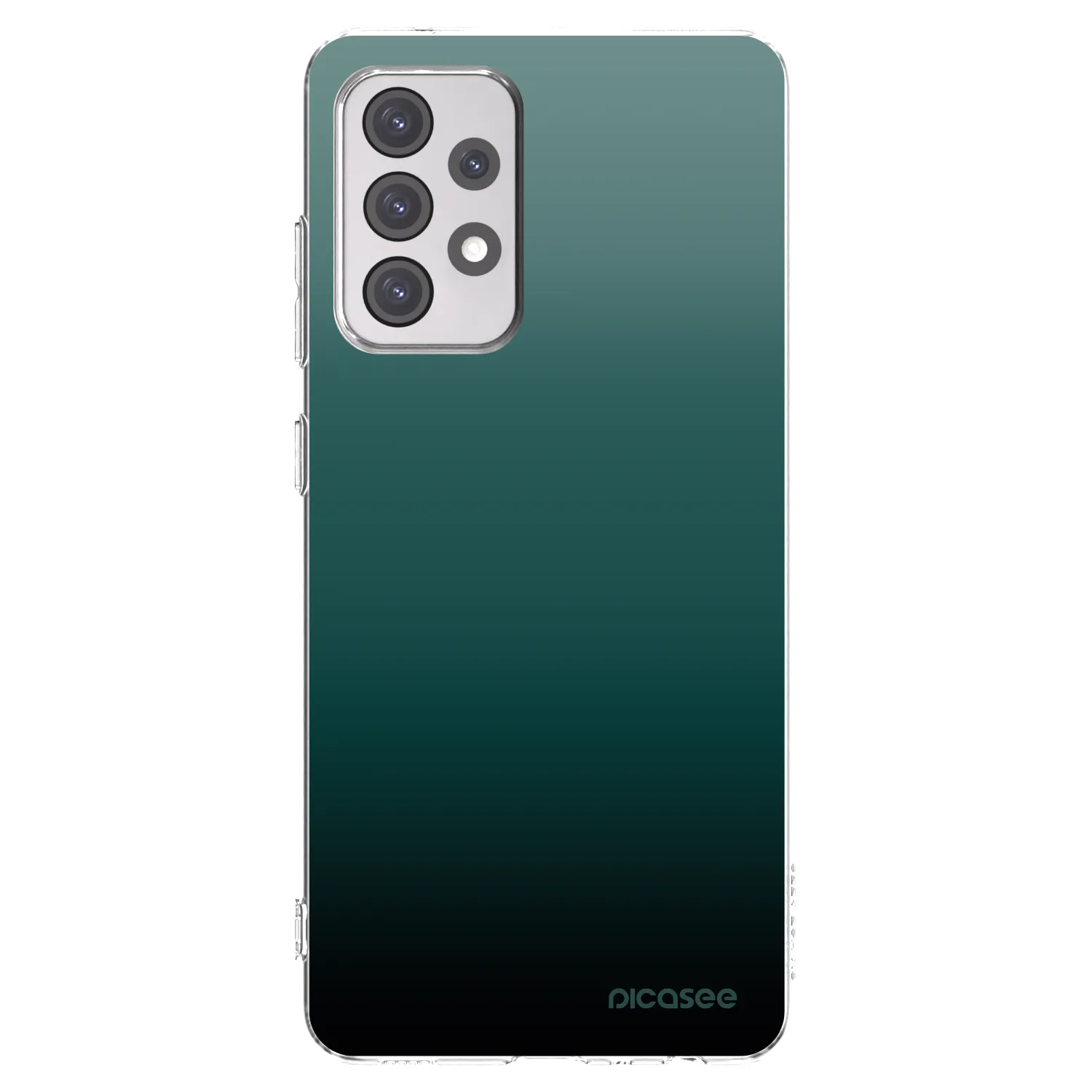 Picasee átlátszó szilikon tok az alábbi mobiltelefonokra Samsung Galaxy A52s 5G A528B - Verdant Fade