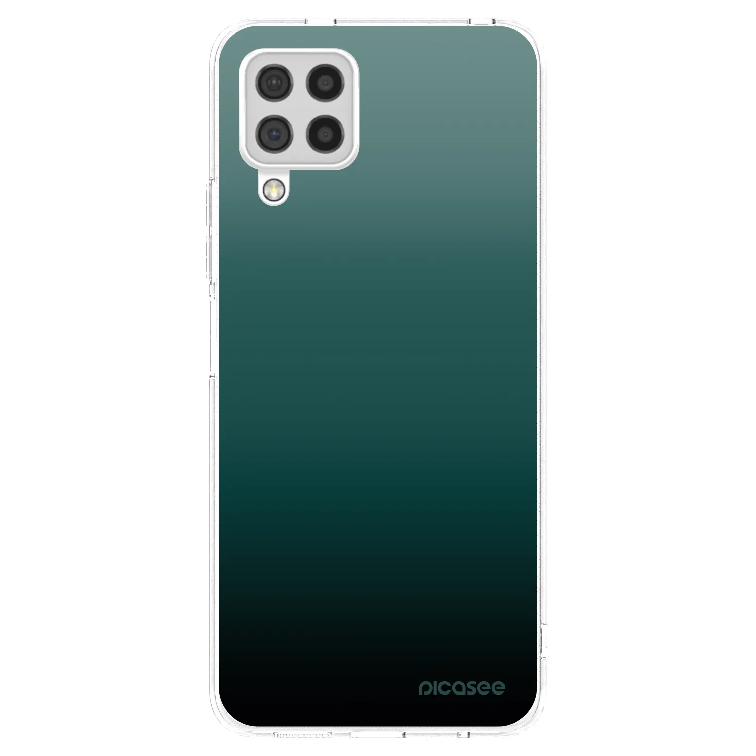 Picasee átlátszó szilikon tok az alábbi mobiltelefonokra Samsung Galaxy A22 A225F 4G - Verdant Fade