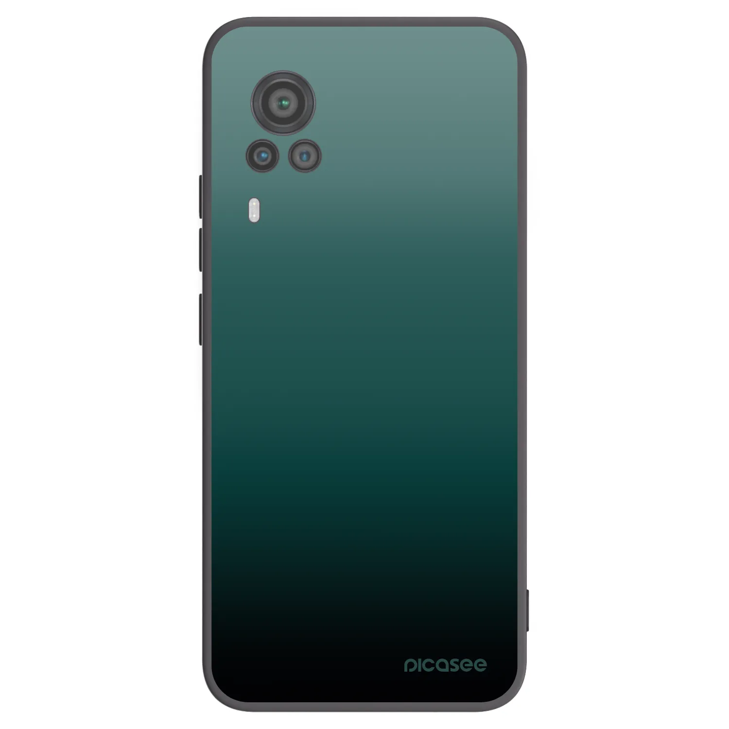 Picasee fekete szilikon tok az alábbi mobiltelefonokra Vivo X60 Pro 5G - Verdant Fade