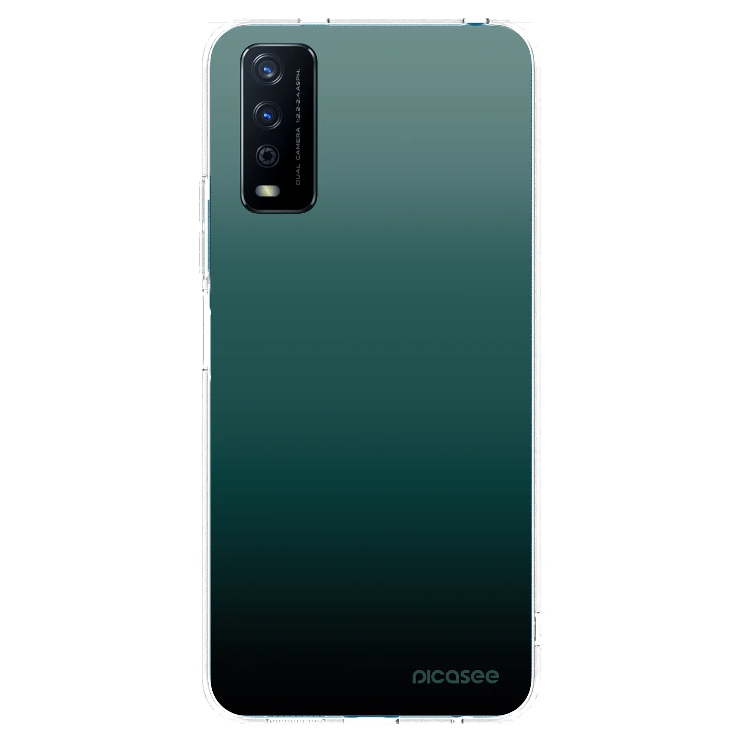 Picasee átlátszó szilikon tok az alábbi mobiltelefonokra Vivo Y11s - Verdant Fade