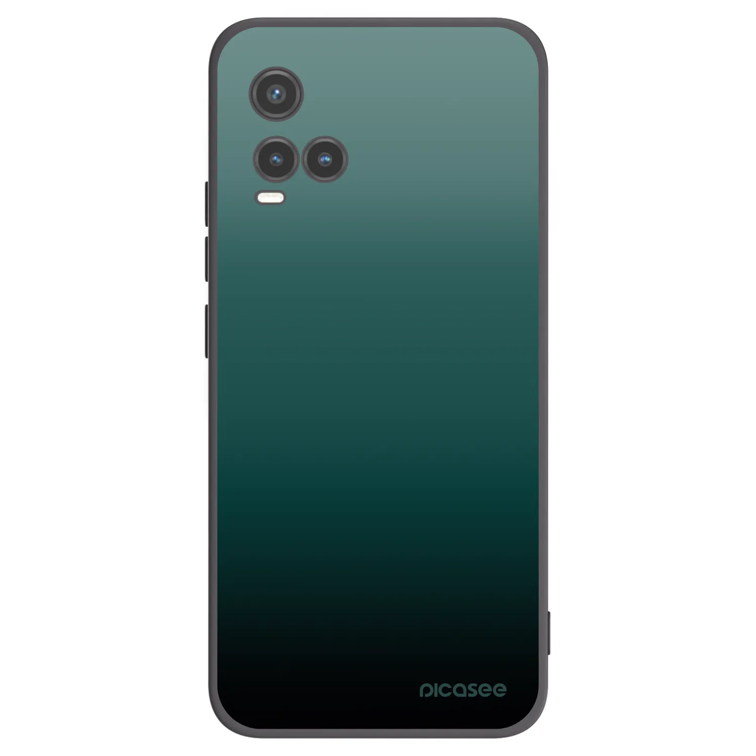 Picasee fekete szilikon tok az alábbi mobiltelefonokra Vivo Y33s - Verdant Fade
