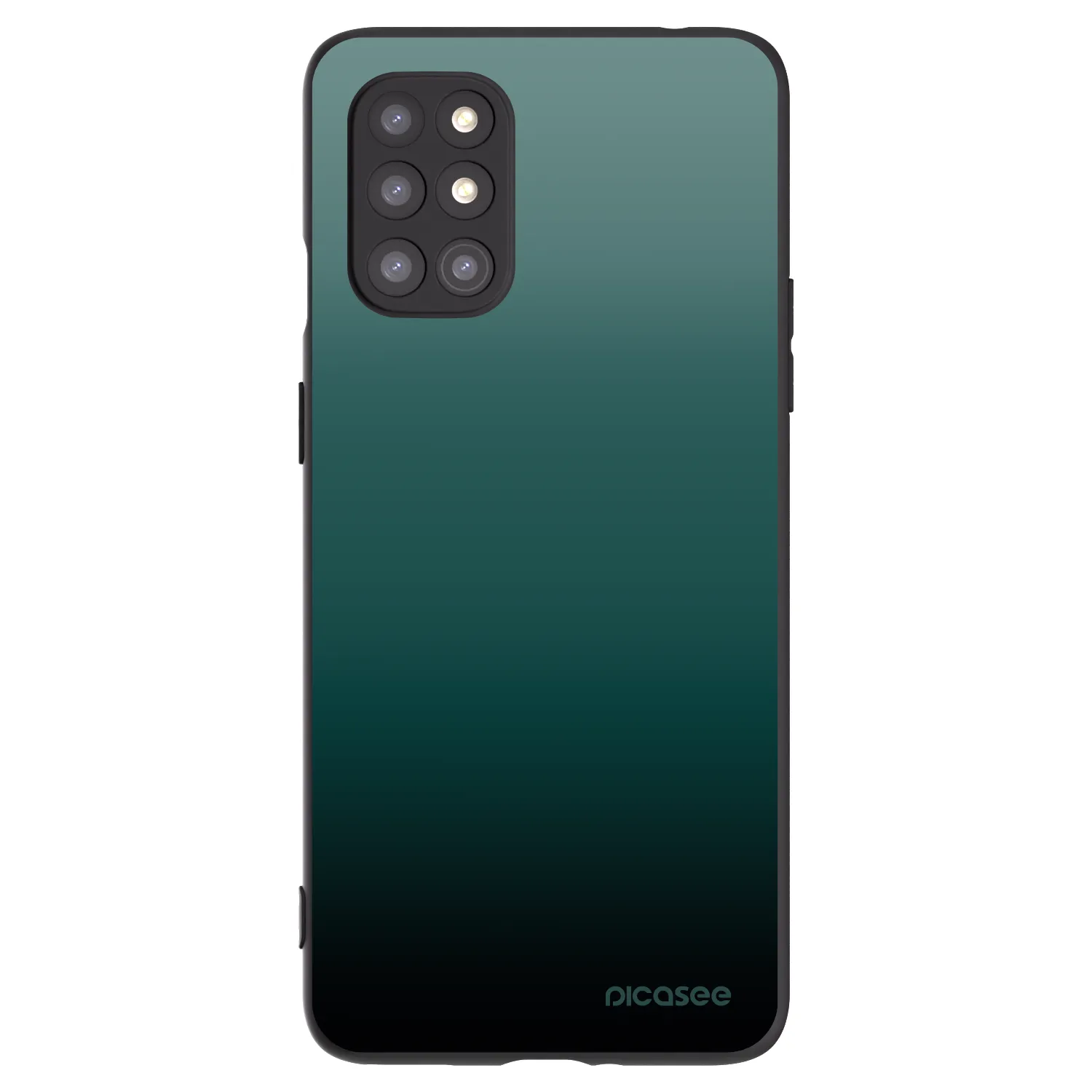 Picasee fekete szilikon tok az alábbi mobiltelefonokra OnePlus 8T - Verdant Fade