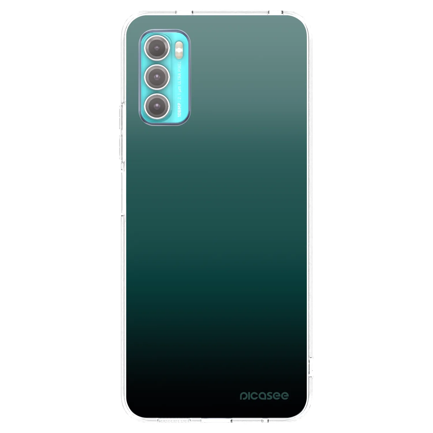 Picasee átlátszó szilikon tok az alábbi mobiltelefonokra Motorola Moto G60 - Verdant Fade