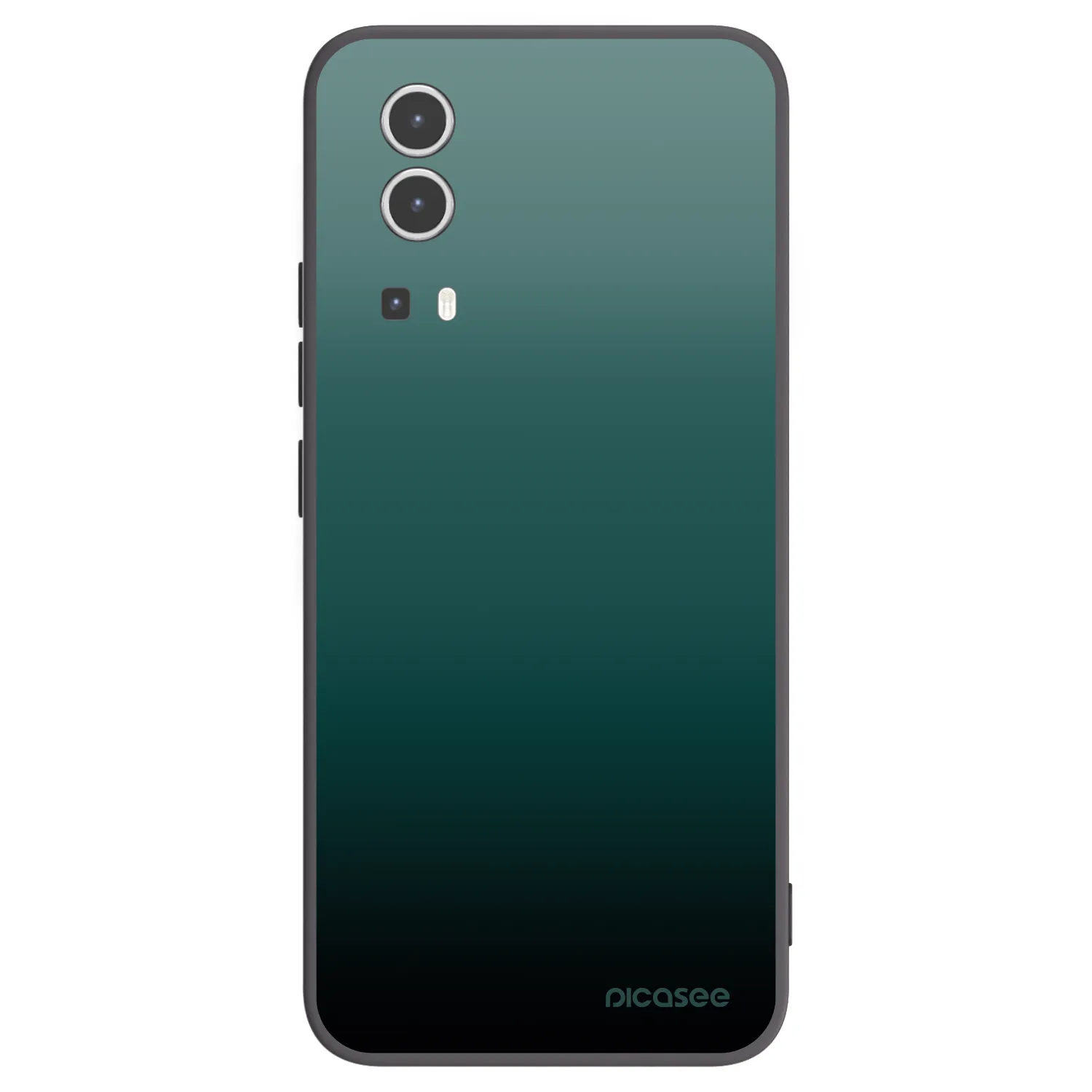 Picasee fekete szilikon tok az alábbi mobiltelefonokra Vivo Y72 5G - Verdant Fade