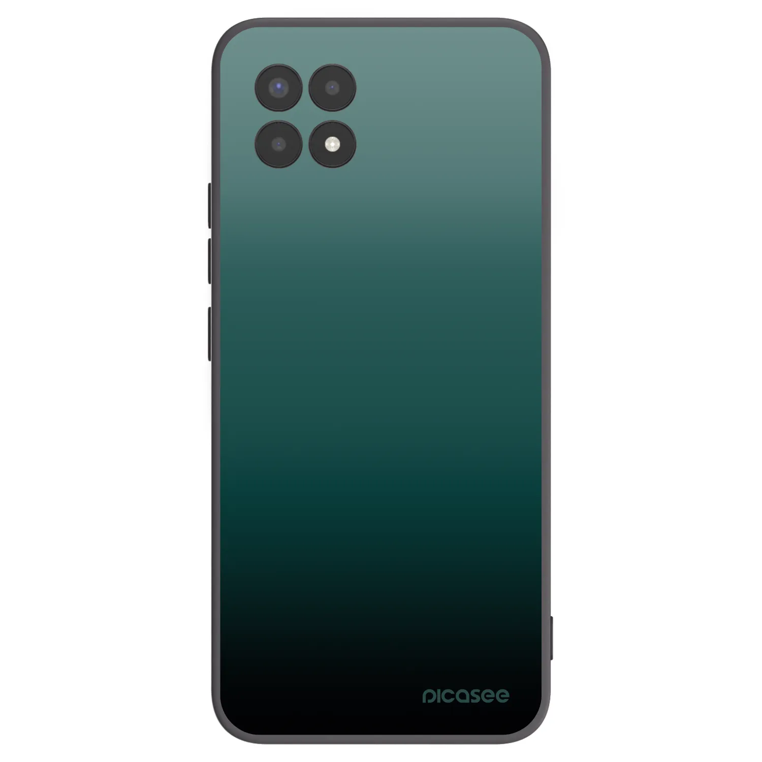 Picasee fekete szilikon tok az alábbi mobiltelefonokra Realme 8i - Verdant Fade