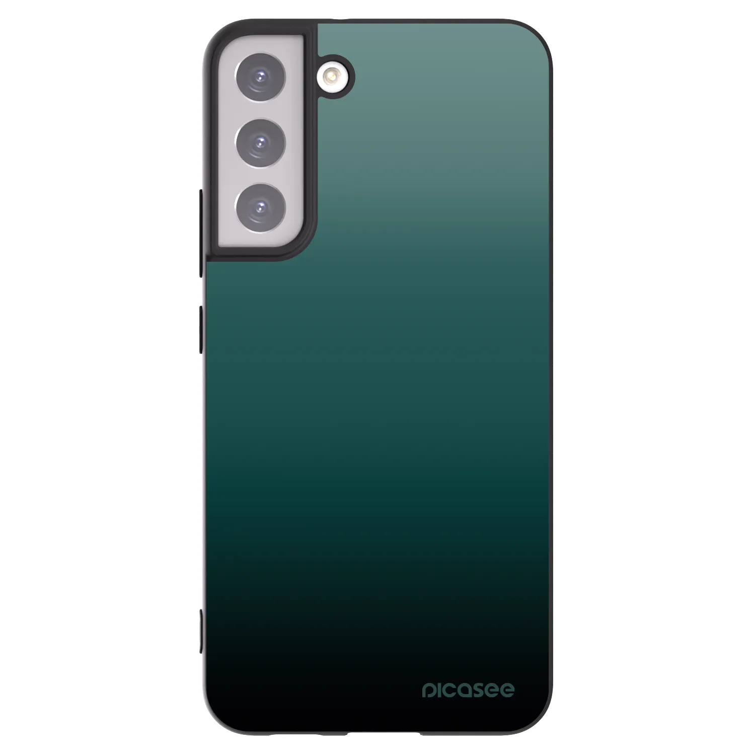 Picasee fekete szilikon tok az alábbi mobiltelefonokra Samsung Galaxy S22+ 5G - Verdant Fade