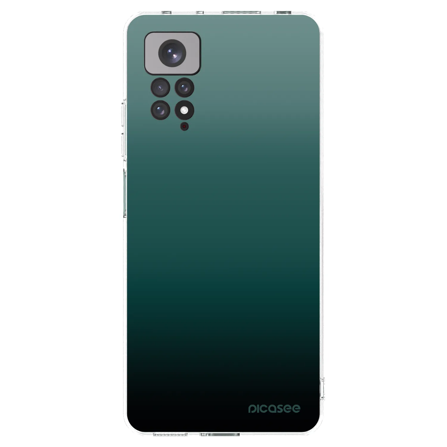 Picasee átlátszó szilikon tok az alábbi mobiltelefonokra Xiaomi Redmi Note 11 - Verdant Fade