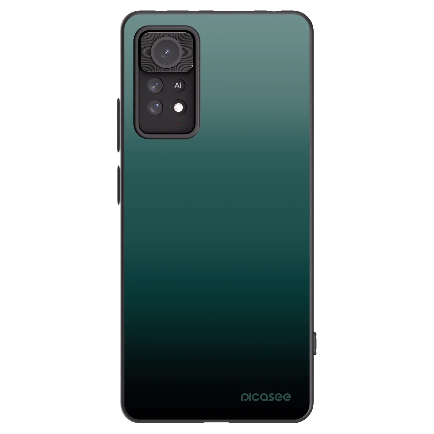 Picasee fekete szilikon tok az alábbi mobiltelefonokra Xiaomi Redmi Note 11 Pro 5G - Verdant Fade