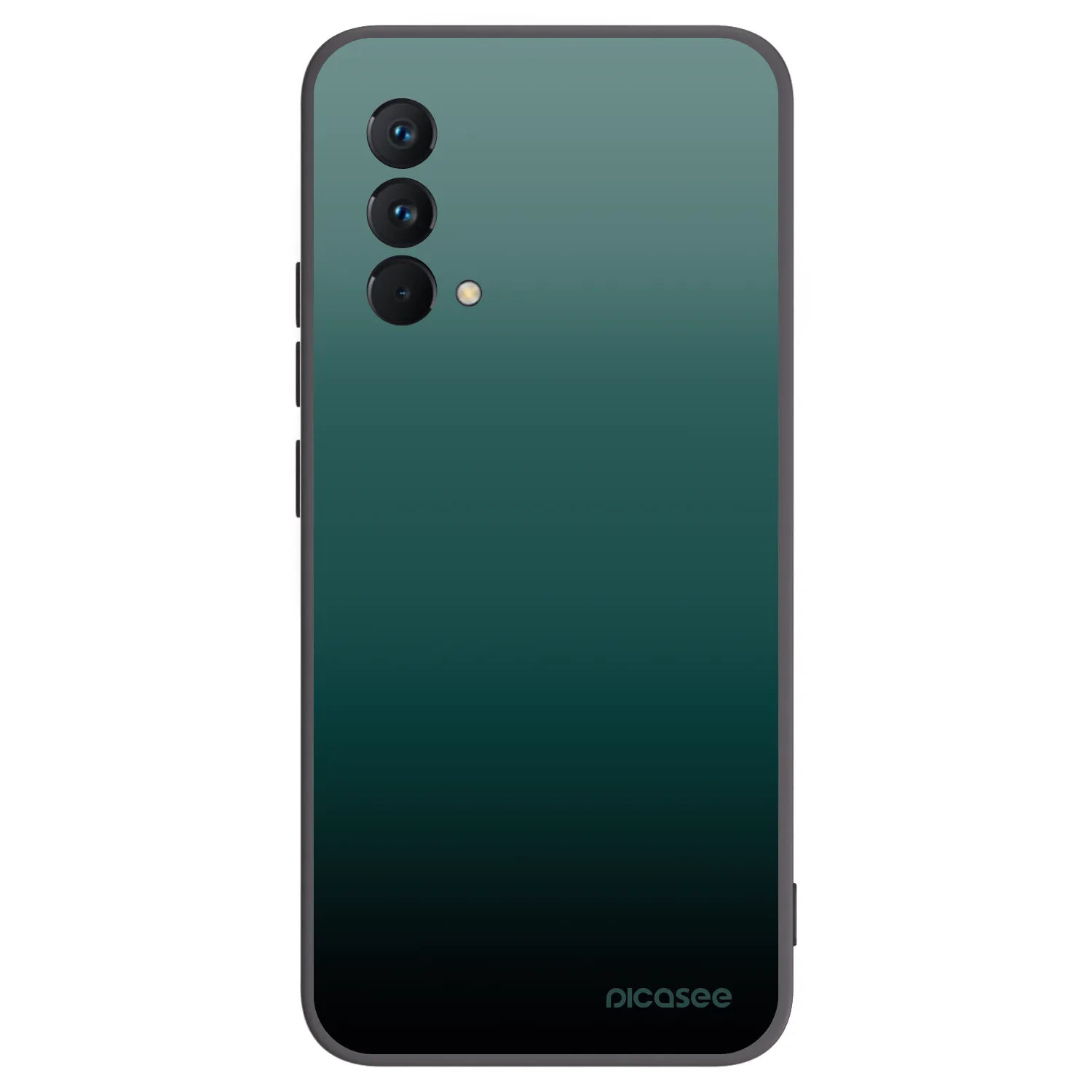 Picasee fekete szilikon tok az alábbi mobiltelefonokra Realme GT Master Edition 5G - Verdant Fade