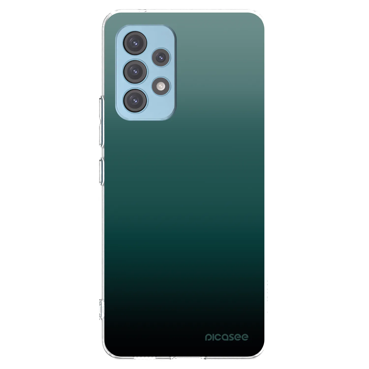 Picasee átlátszó szilikon tok az alábbi mobiltelefonokra Samsung Galaxy A53 5G A536 - Verdant Fade