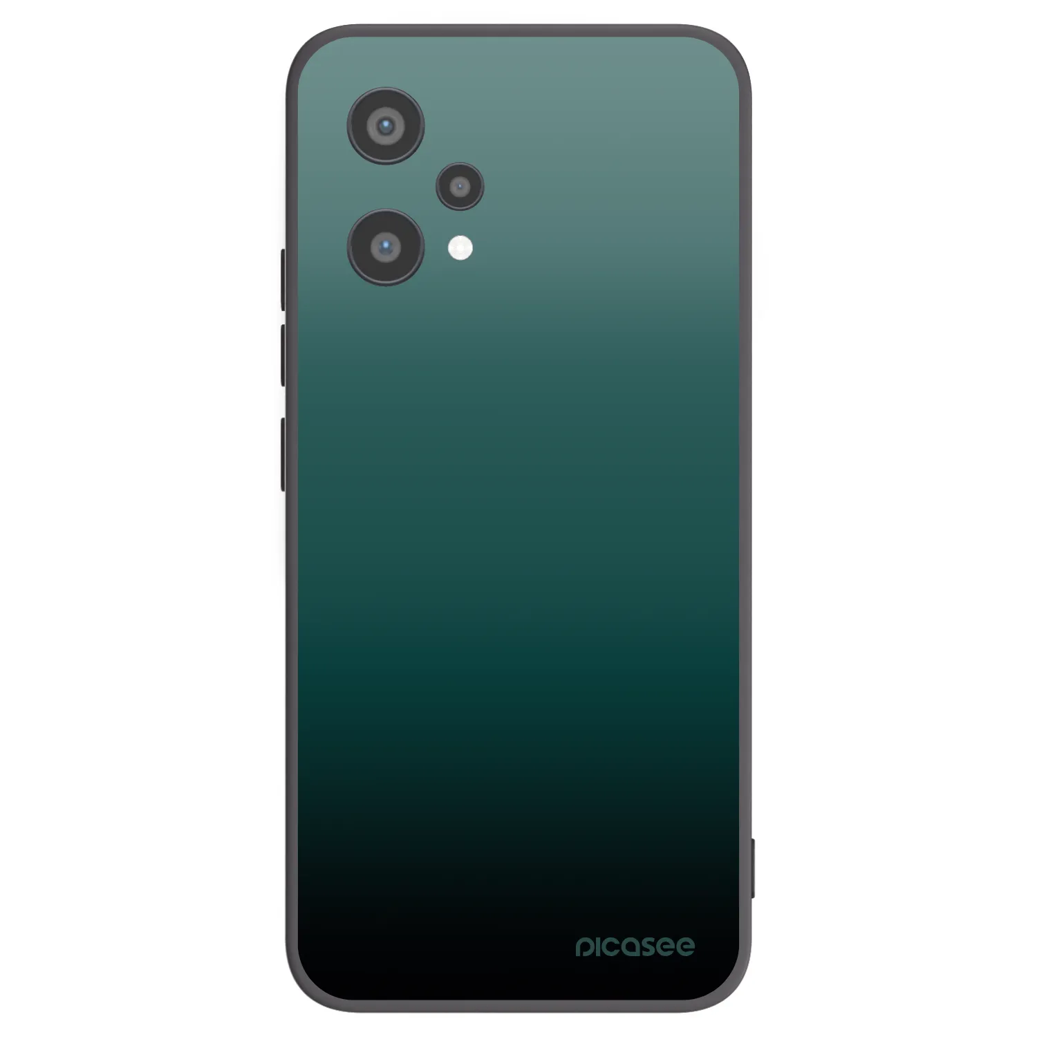 Picasee fekete szilikon tok az alábbi mobiltelefonokra Realme 9 Pro 5G - Verdant Fade