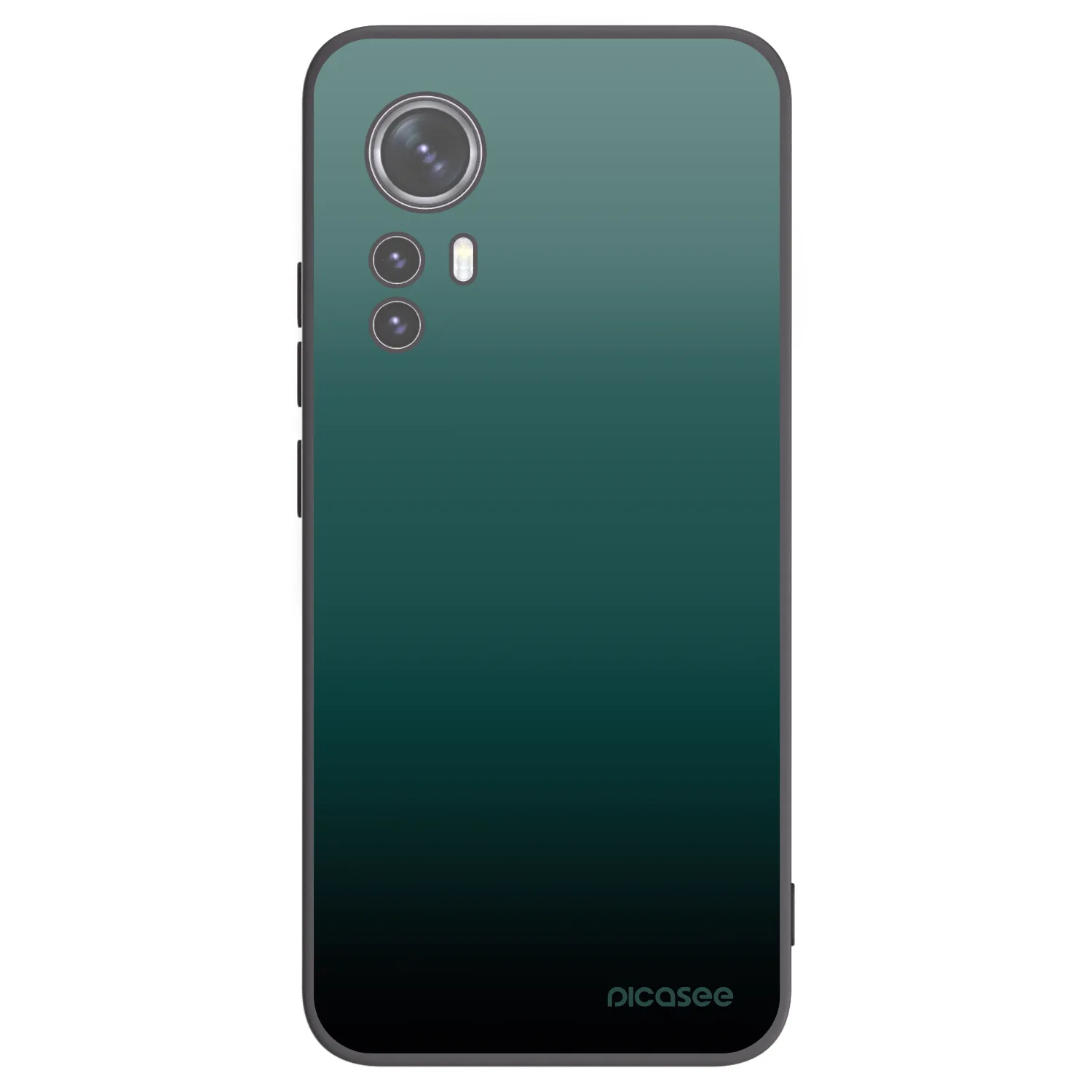 Picasee fekete szilikon tok az alábbi mobiltelefonokra Xiaomi 12 - Verdant Fade