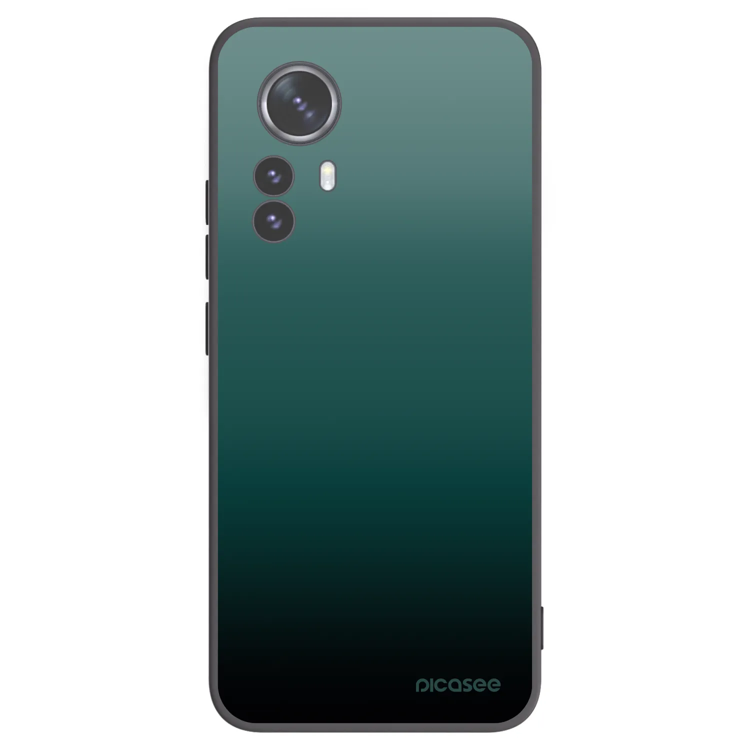 Picasee fekete szilikon tok az alábbi mobiltelefonokra Xiaomi 12 Pro - Verdant Fade