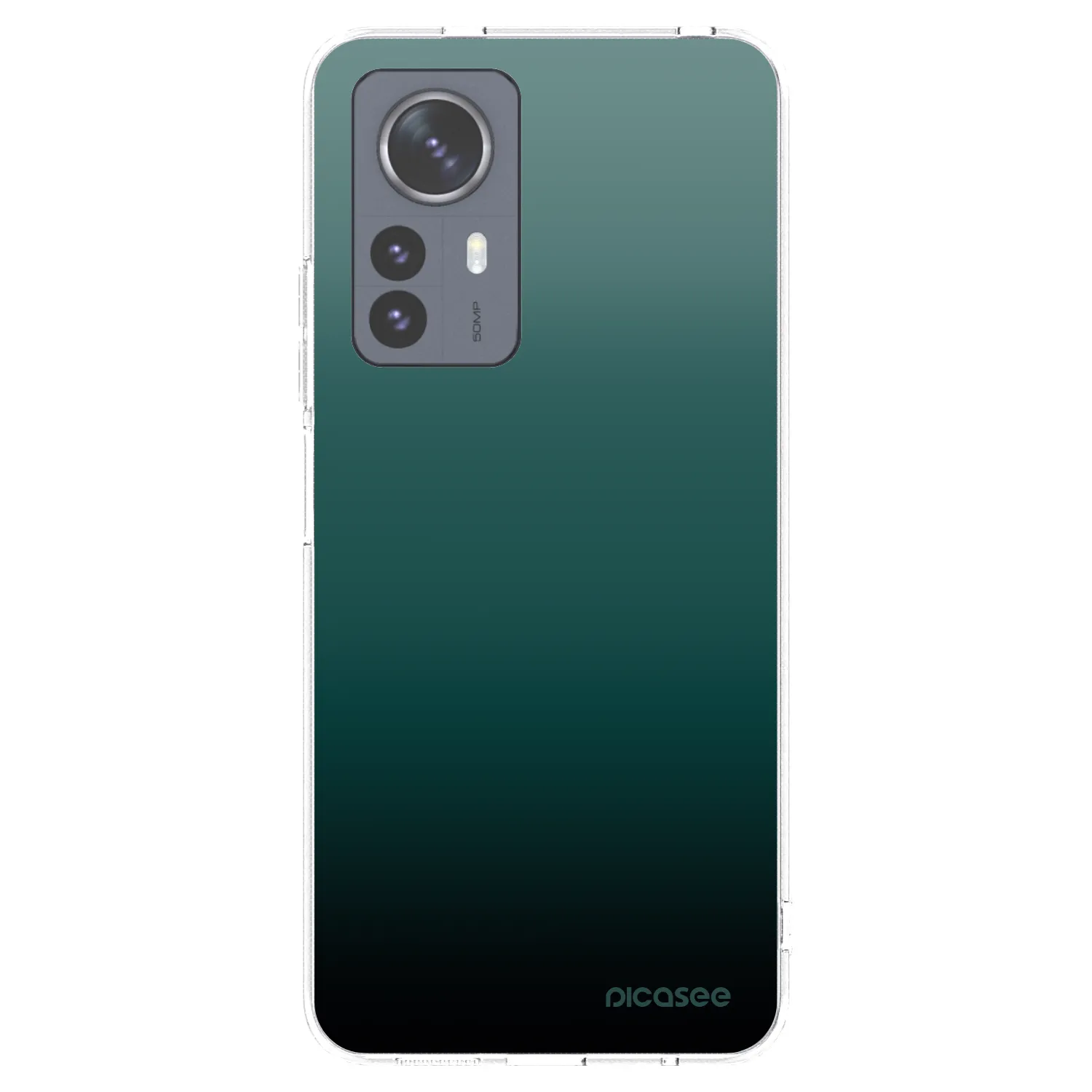 Picasee átlátszó szilikon tok az alábbi mobiltelefonokra Xiaomi 12 Pro - Verdant Fade