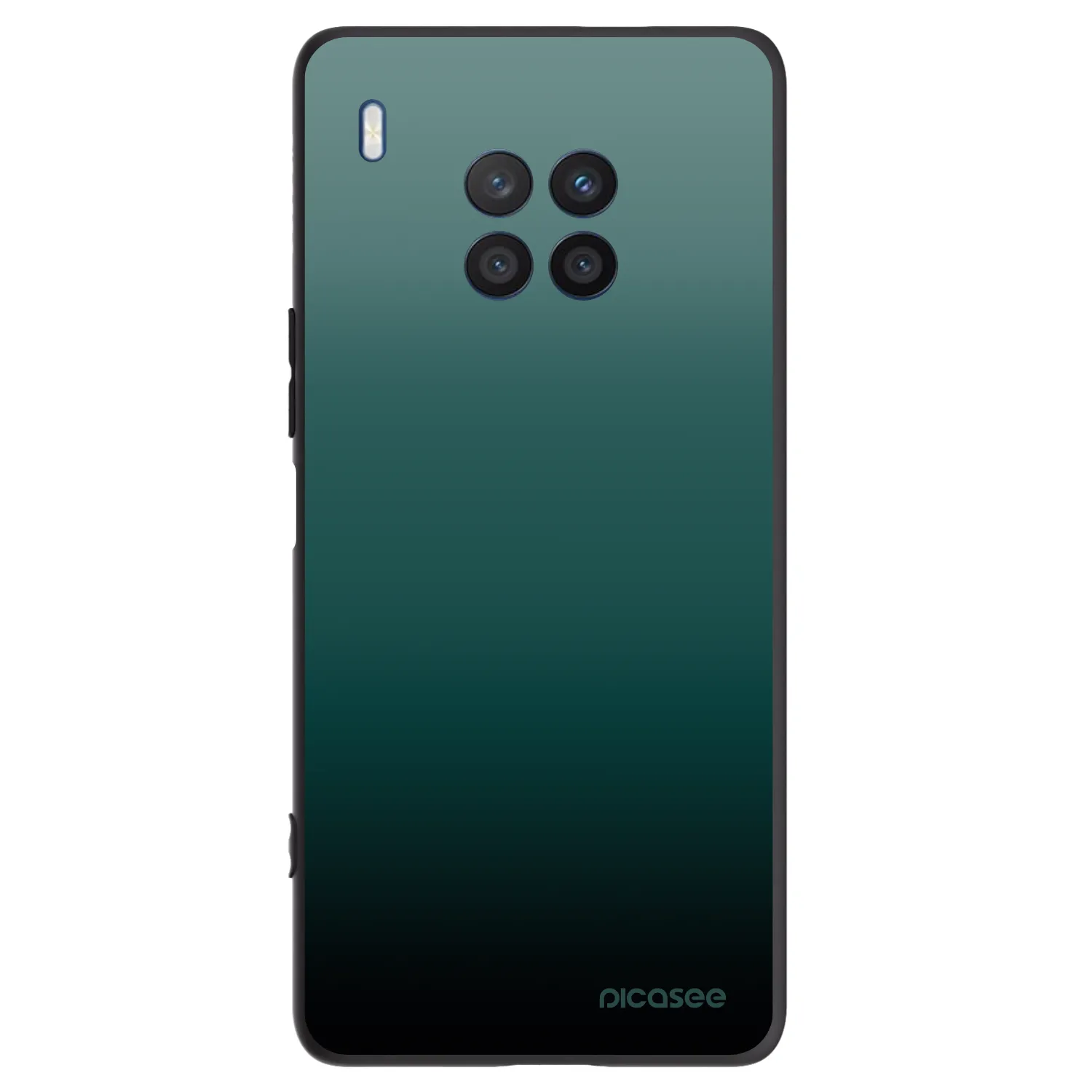 Picasee fekete szilikon tok az alábbi mobiltelefonokra Honor 50 Lite - Verdant Fade