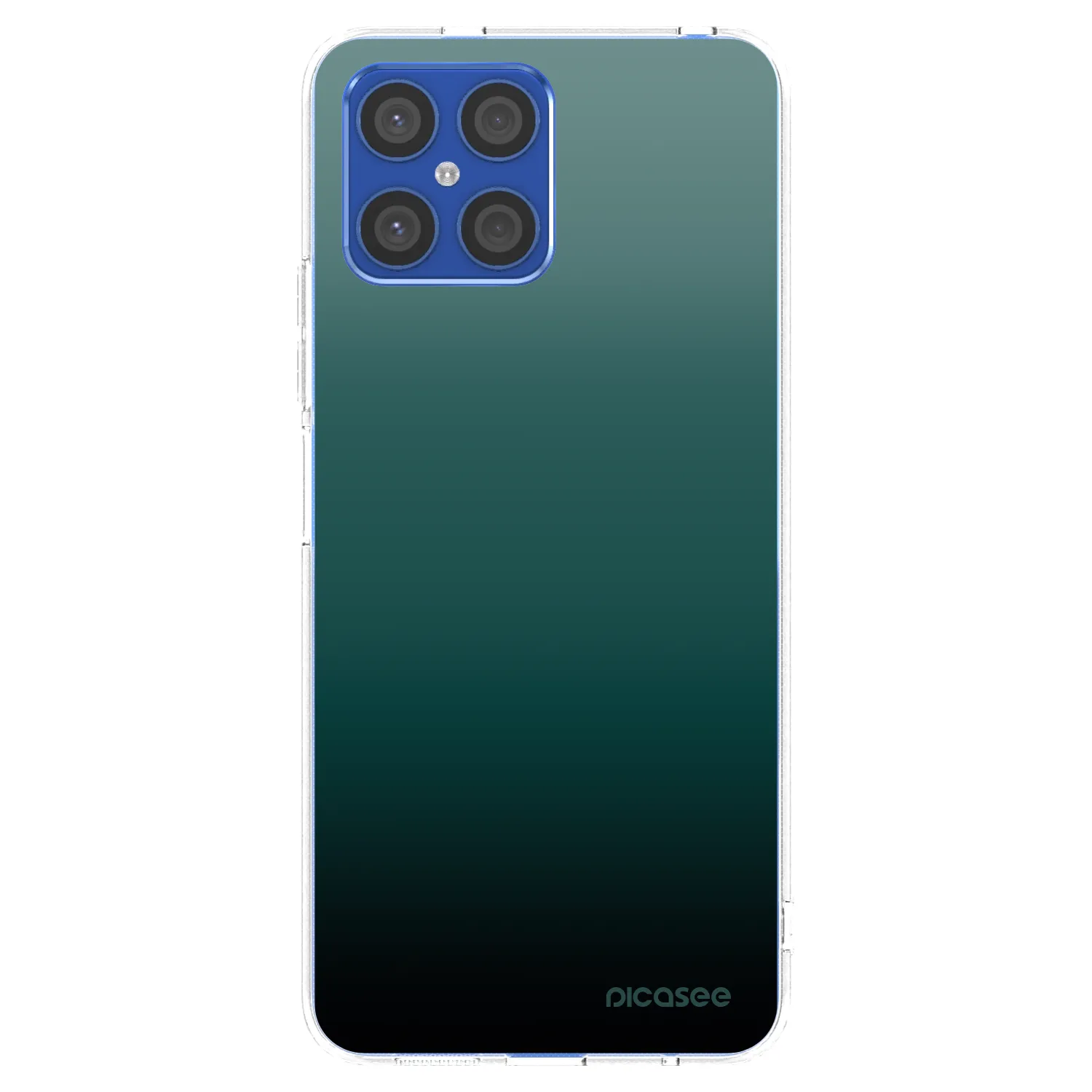 Picasee átlátszó szilikon tok az alábbi mobiltelefonokra Honor X8 4G - Verdant Fade