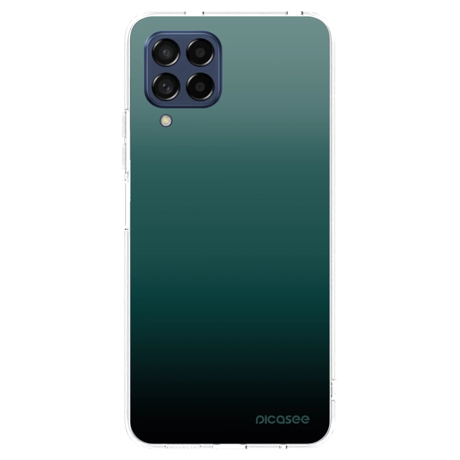 Picasee átlátszó szilikon tok az alábbi mobiltelefonokra Samsung Galaxy M53 5G - Verdant Fade