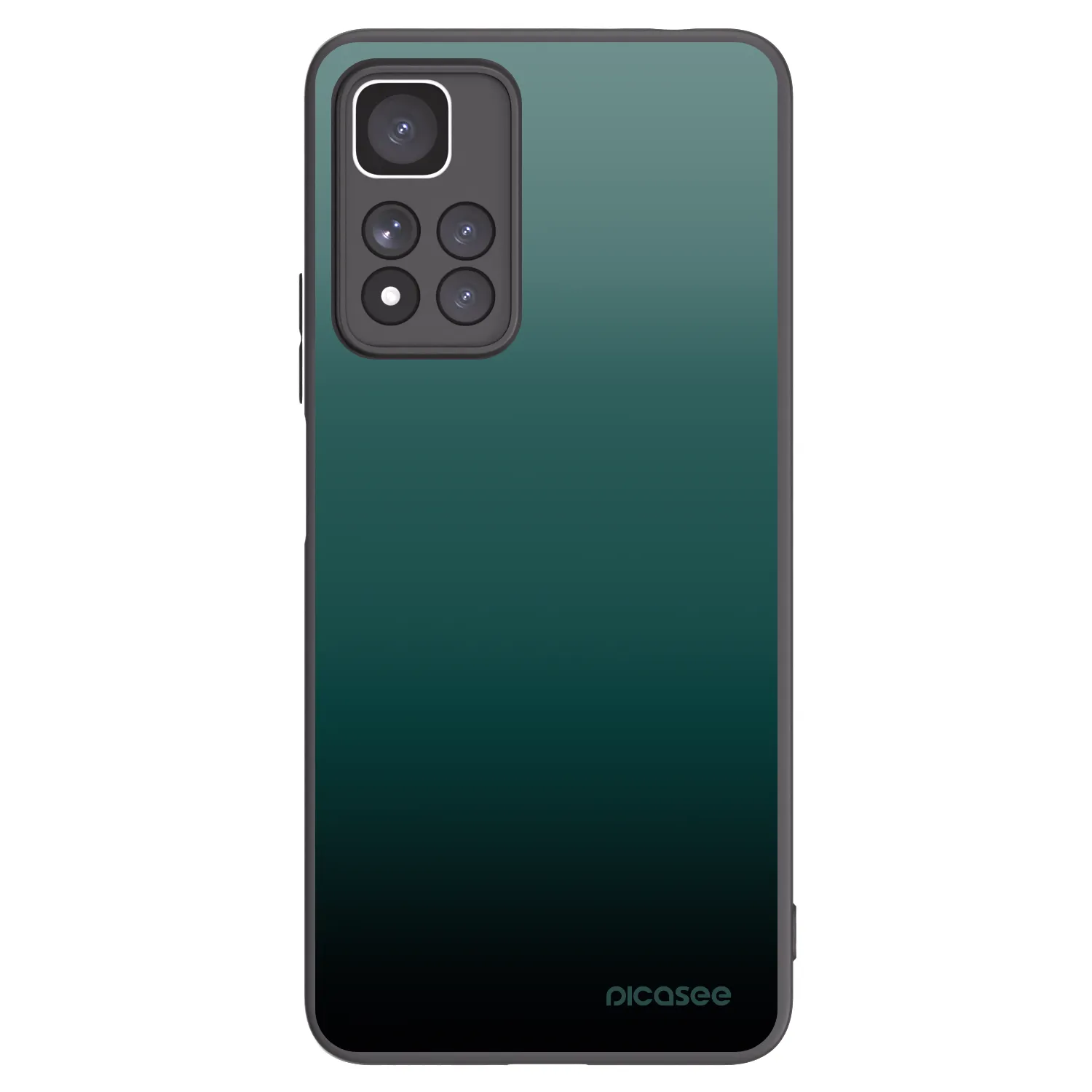 Picasee fekete szilikon tok az alábbi mobiltelefonokra Xiaomi Redmi Note 11 Pro+ 5G - Verdant Fade