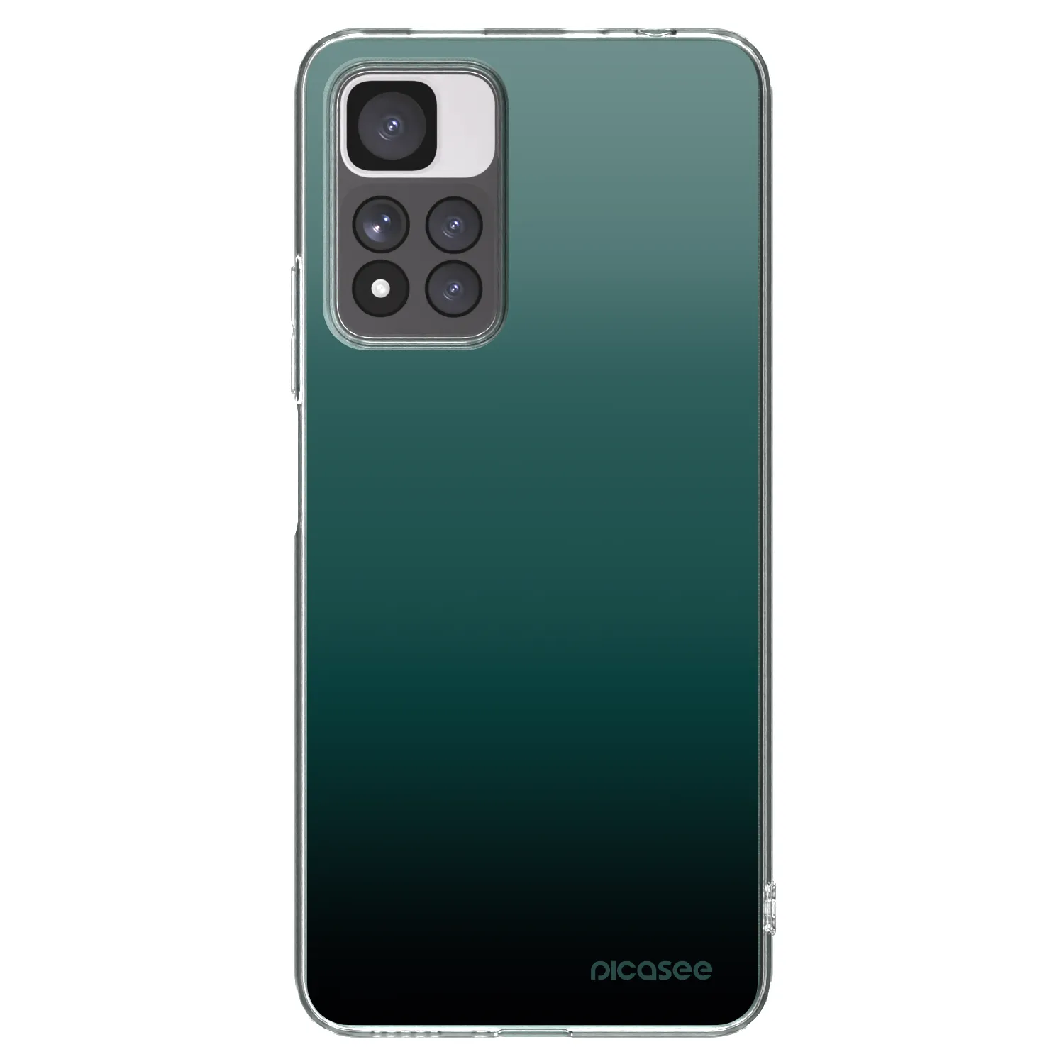 Picasee átlátszó szilikon tok az alábbi mobiltelefonokra Xiaomi Redmi Note 11 Pro+ 5G - Verdant Fade