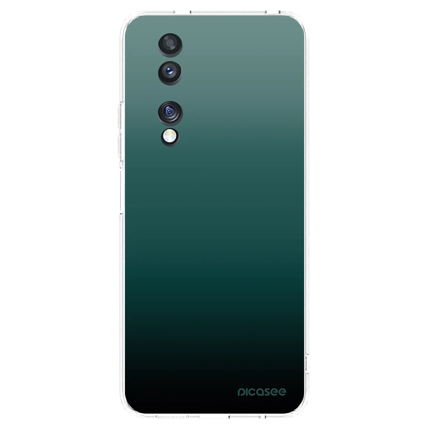 Picasee átlátszó szilikon tok az alábbi mobiltelefonokra Honor 70 - Verdant Fade