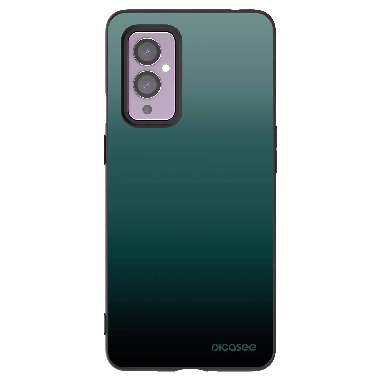 Picasee fekete szilikon tok az alábbi mobiltelefonokra OnePlus 9 - Verdant Fade