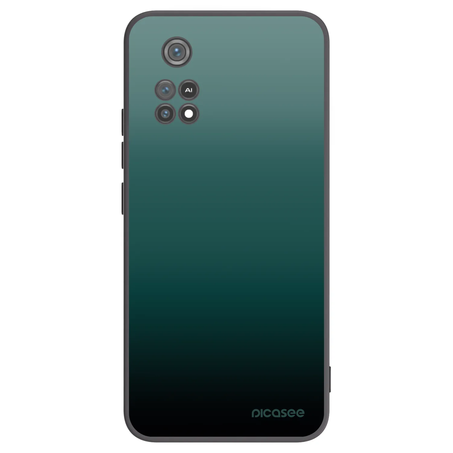 Picasee fekete szilikon tok az alábbi mobiltelefonokra Xiaomi Poco M4 Pro - Verdant Fade