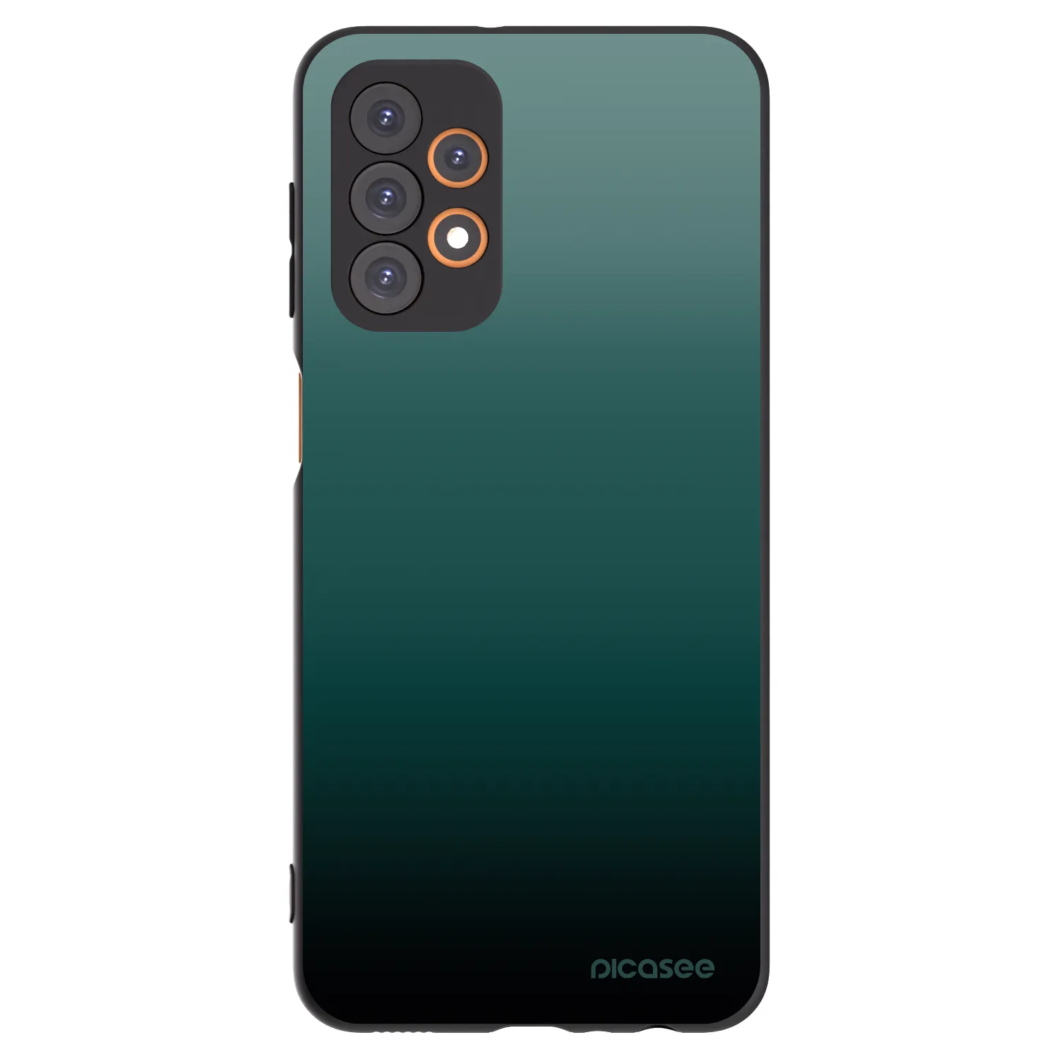 Picasee fekete szilikon tok az alábbi mobiltelefonokra Samsung Galaxy A23 A235F 4G - Verdant Fade