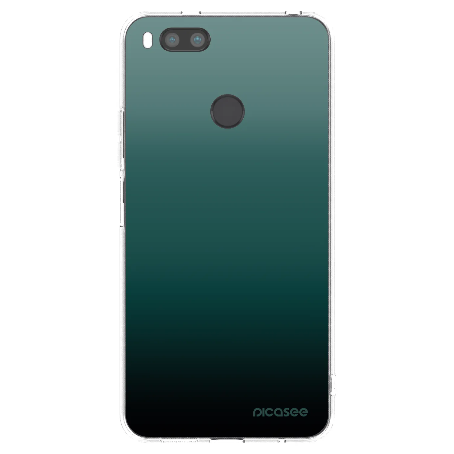 Picasee átlátszó szilikon tok az alábbi mobiltelefonokra Xiaomi Redmi A1 - Verdant Fade