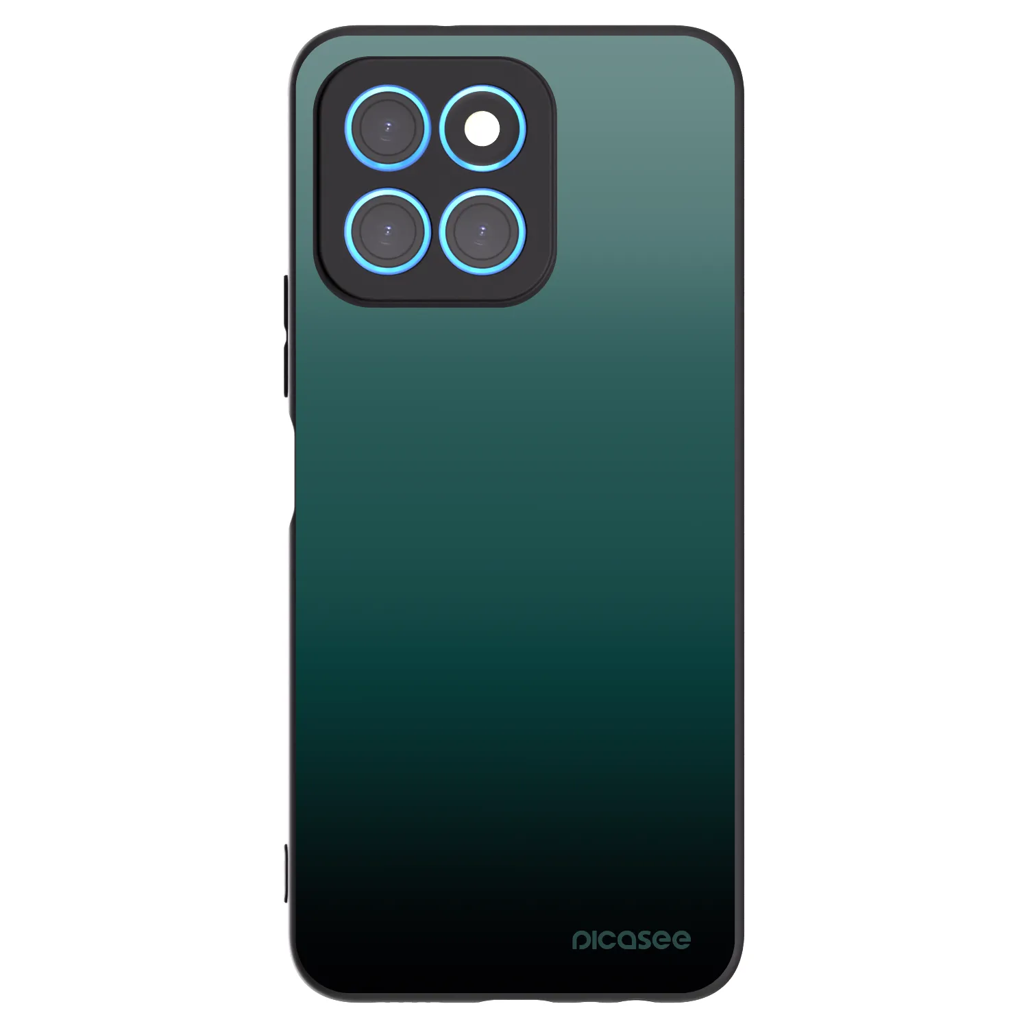Picasee fekete szilikon tok az alábbi mobiltelefonokra Honor X6 - Verdant Fade