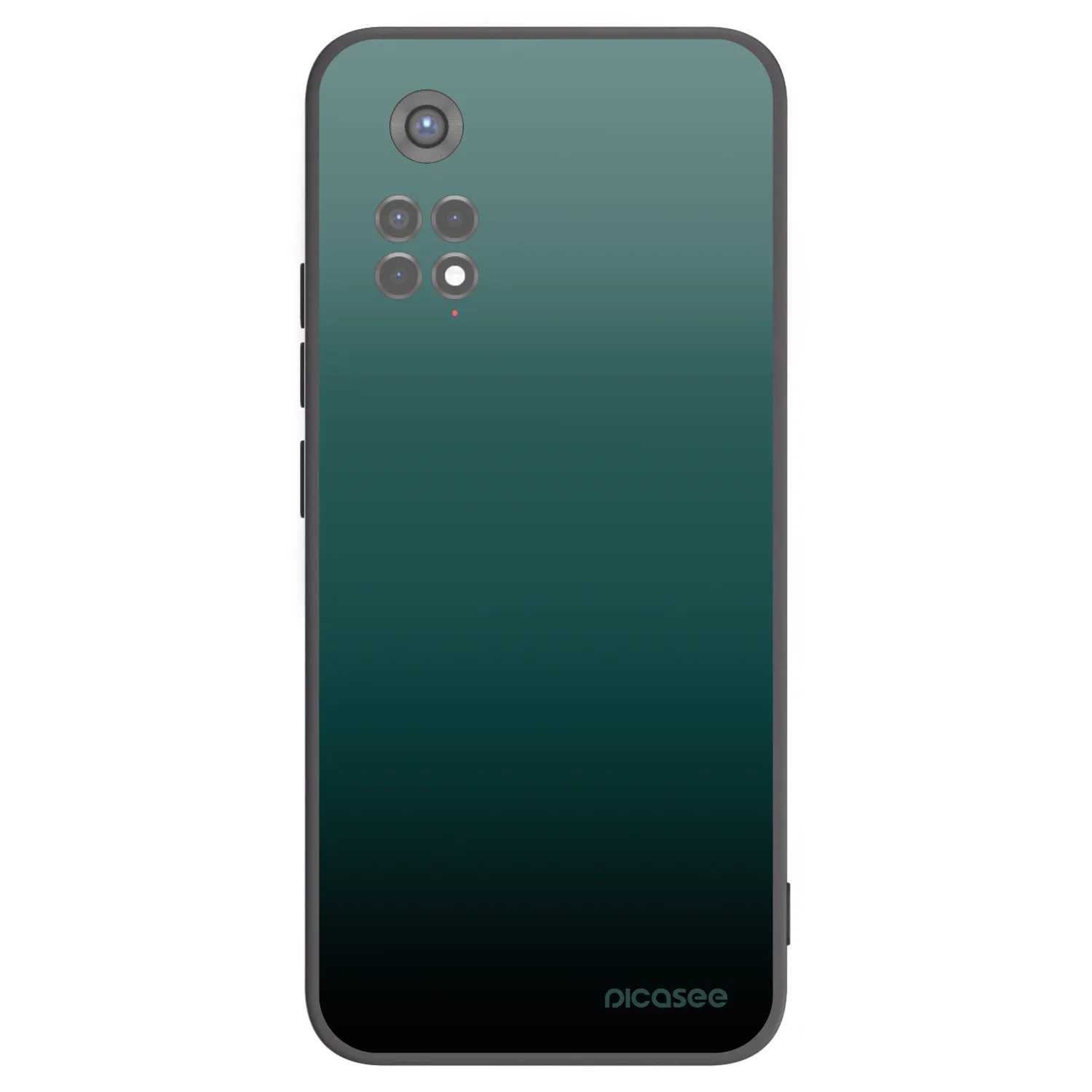 Picasee fekete szilikon tok az alábbi mobiltelefonokra Xiaomi Redmi Note 11S 5G - Verdant Fade