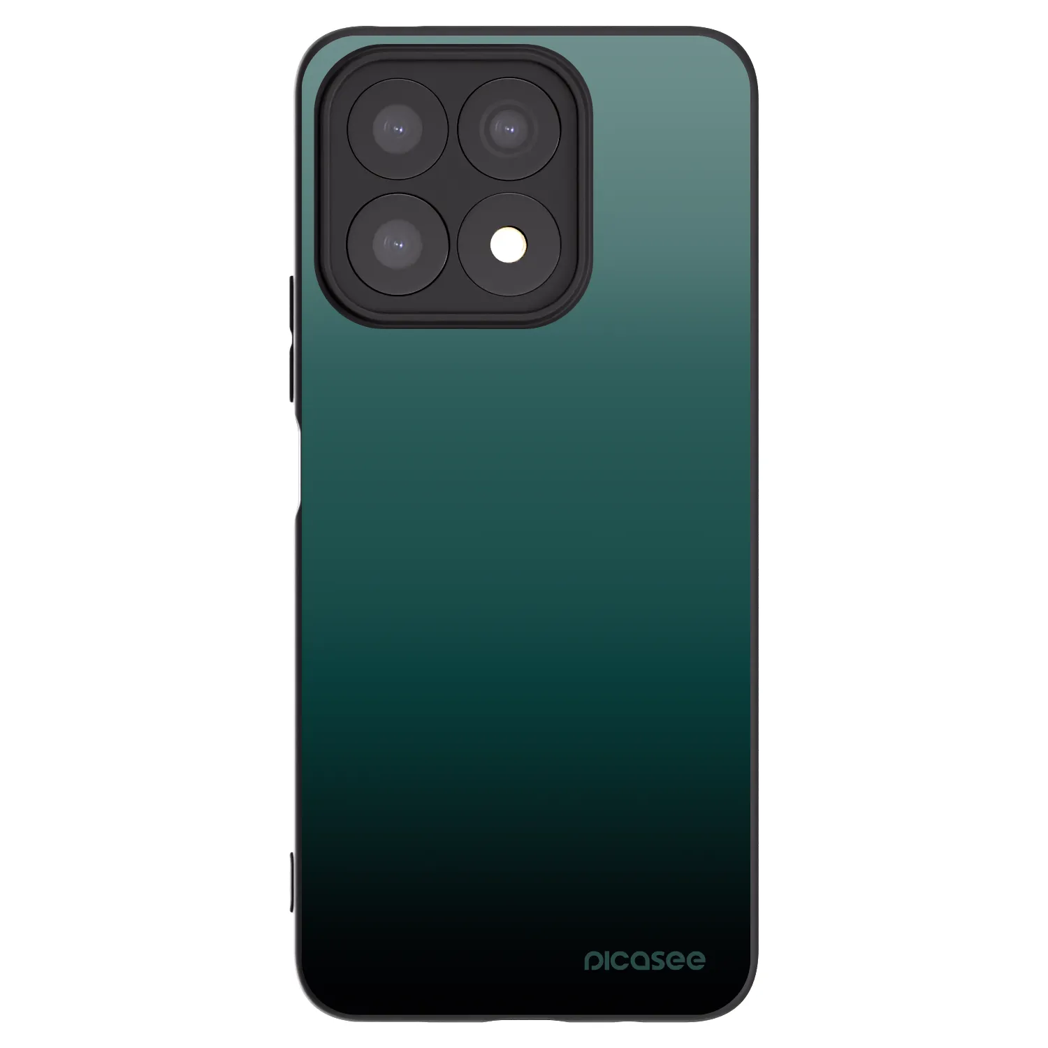 Picasee fekete szilikon tok az alábbi mobiltelefonokra Honor X8a - Verdant Fade