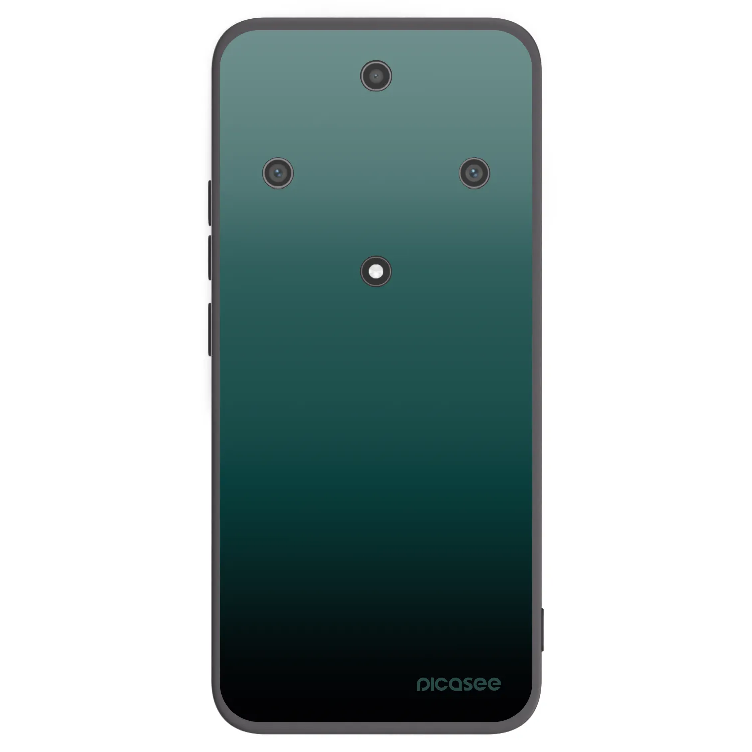 Picasee fekete szilikon tok az alábbi mobiltelefonokra Honor Magic5 Lite 5G - Verdant Fade