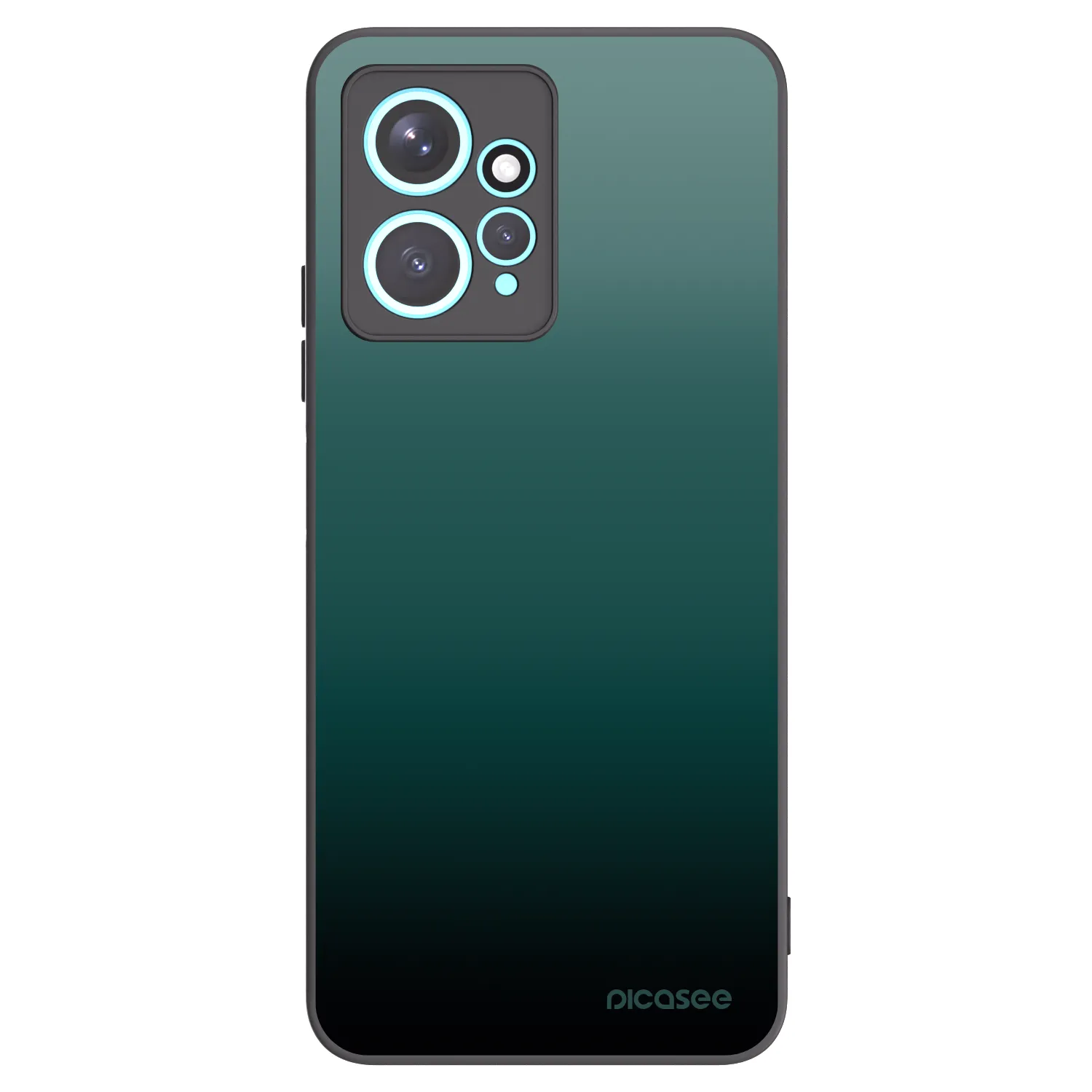 Picasee fekete szilikon tok az alábbi mobiltelefonokra Xiaomi Redmi Note 12 4G - Verdant Fade