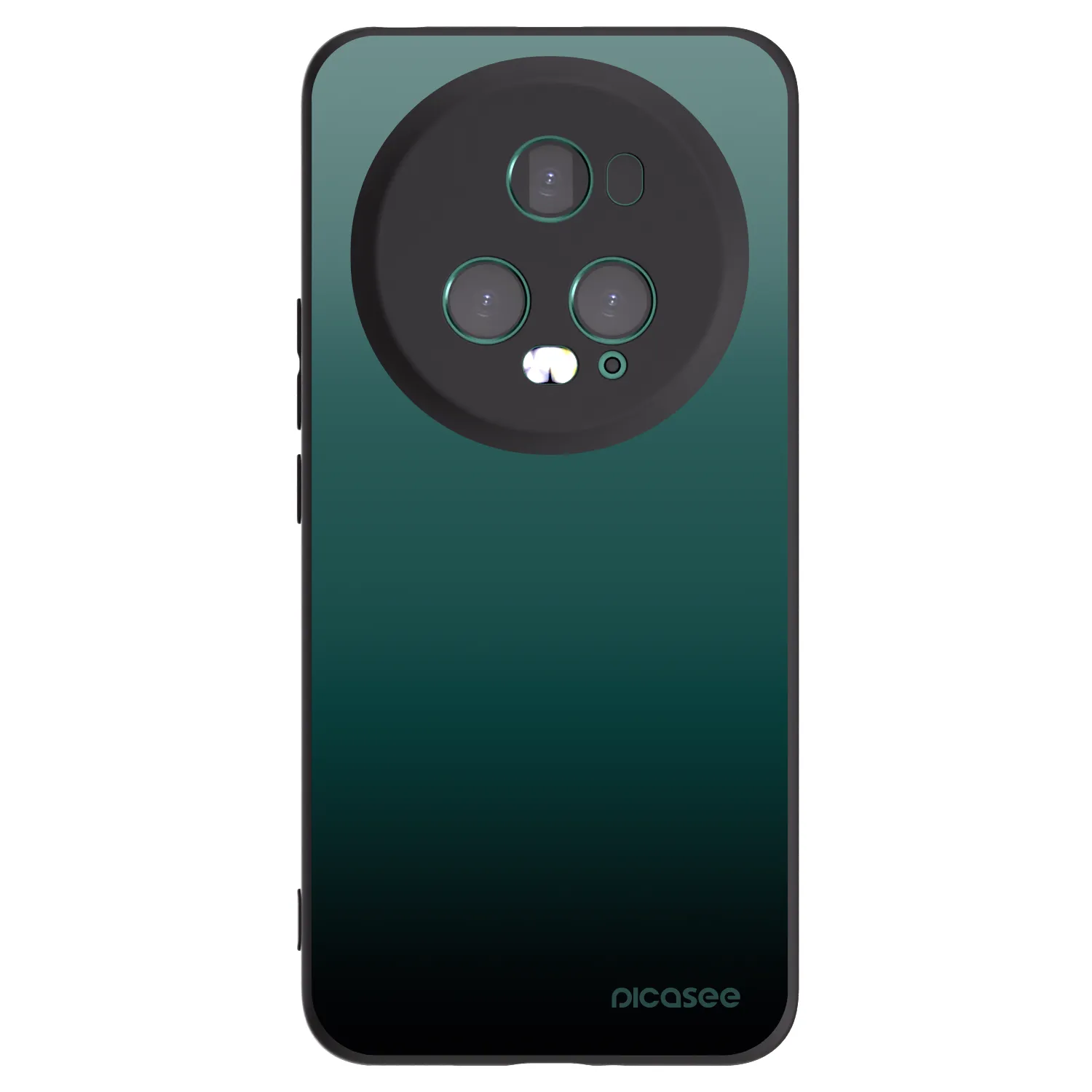 Picasee fekete szilikon tok az alábbi mobiltelefonokra Honor Magic5 Pro - Verdant Fade