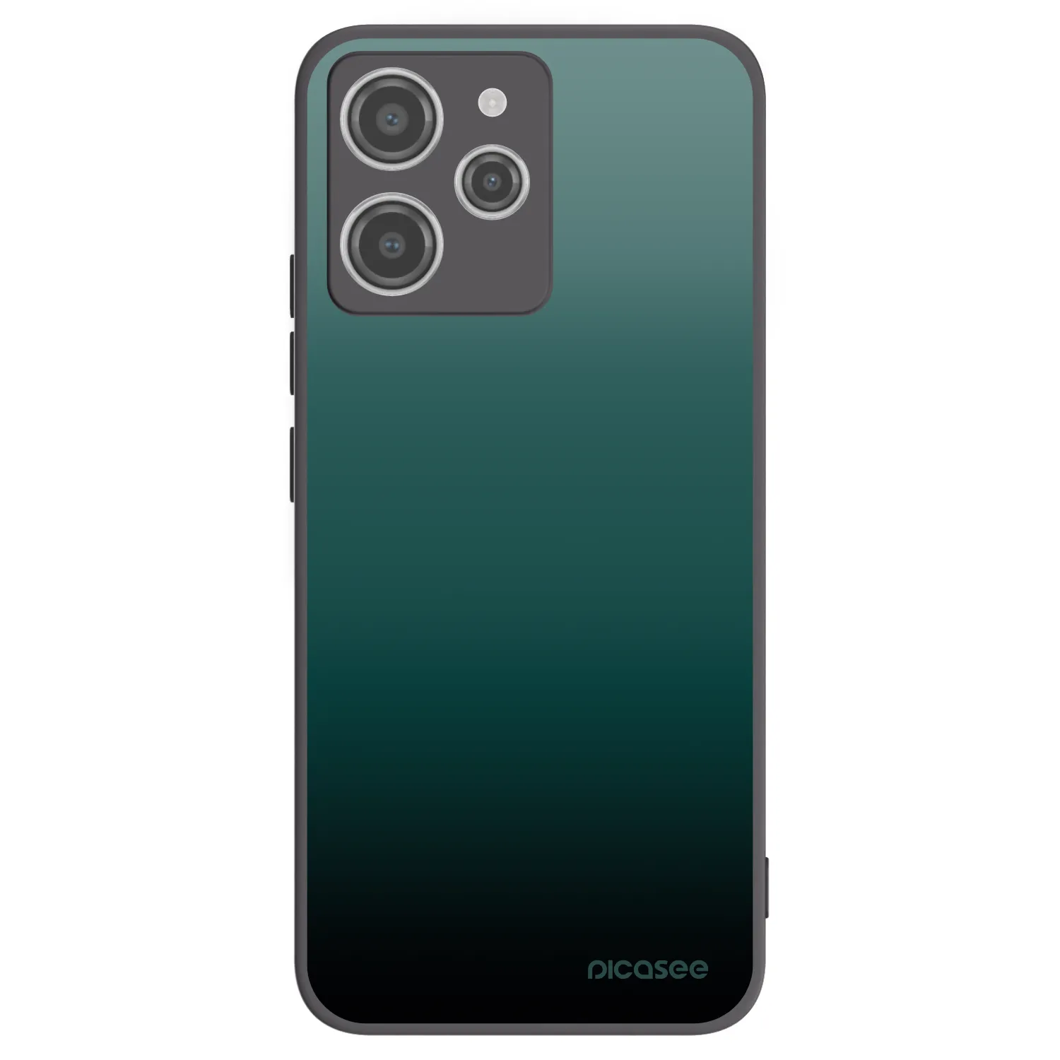 Picasee fekete szilikon tok az alábbi mobiltelefonokra Xiaomi Redmi 12 4G - Verdant Fade