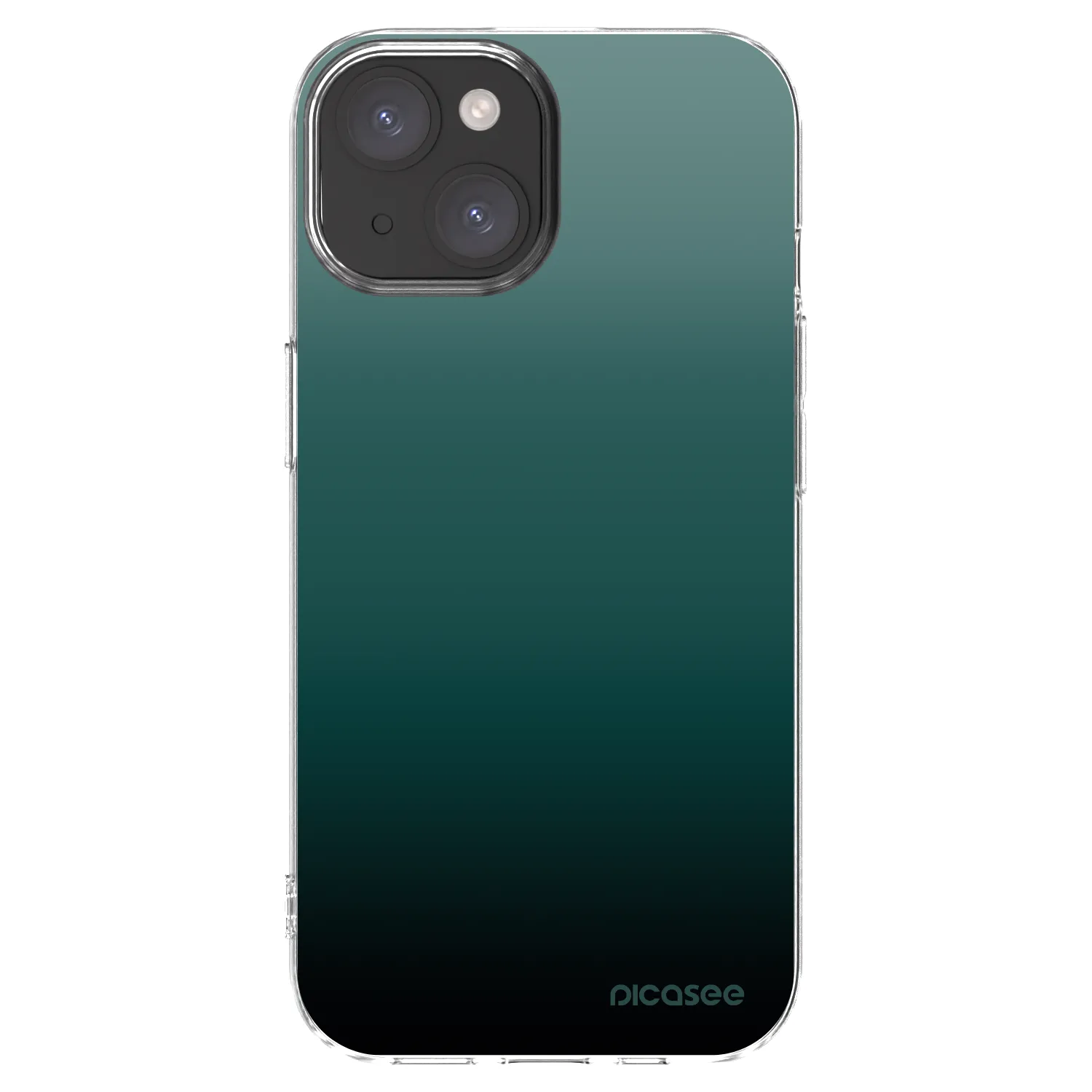 Picasee átlátszó szilikon tok az alábbi mobiltelefonokra Apple iPhone 15 - Verdant Fade