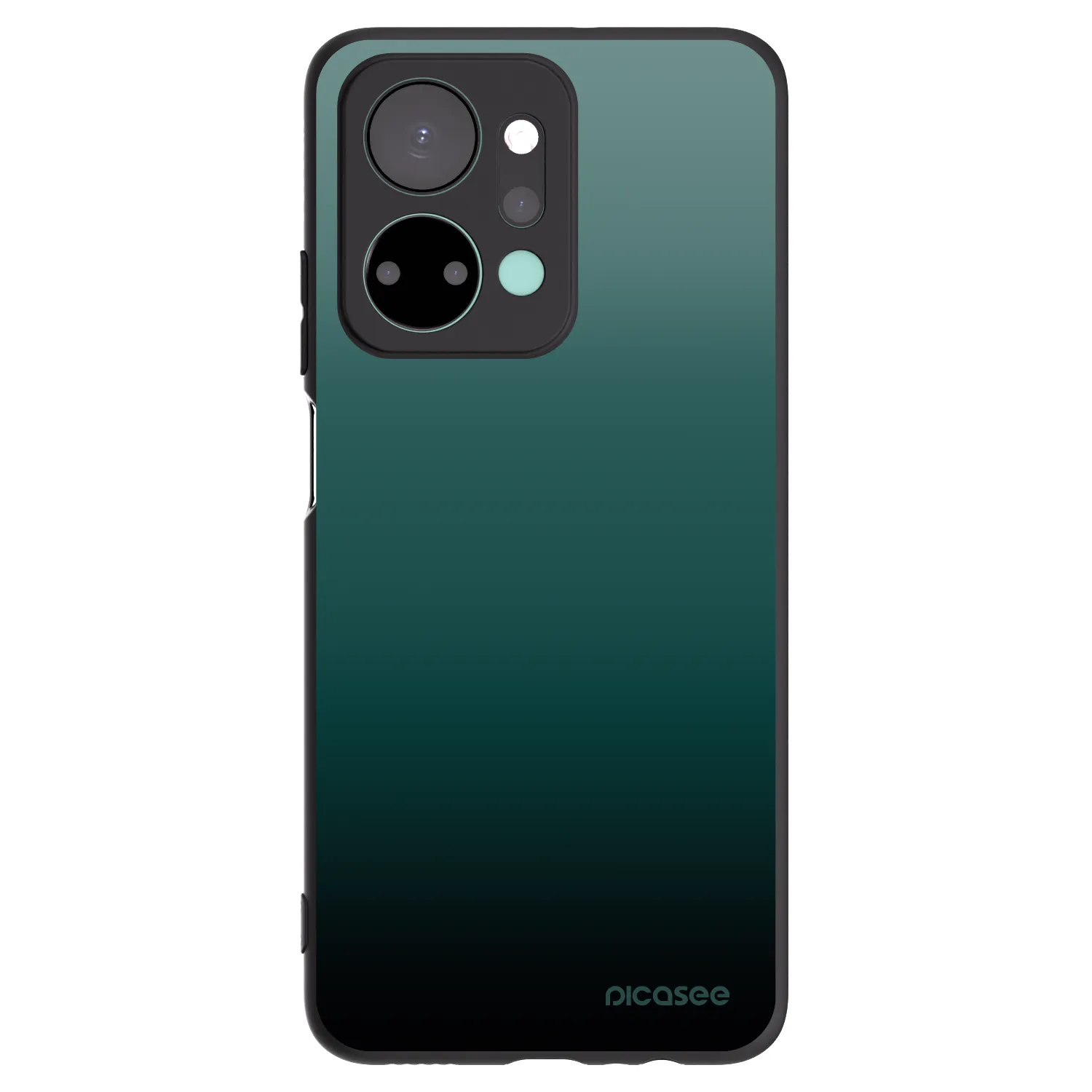 Picasee fekete szilikon tok az alábbi mobiltelefonokra Honor X7a - Verdant Fade