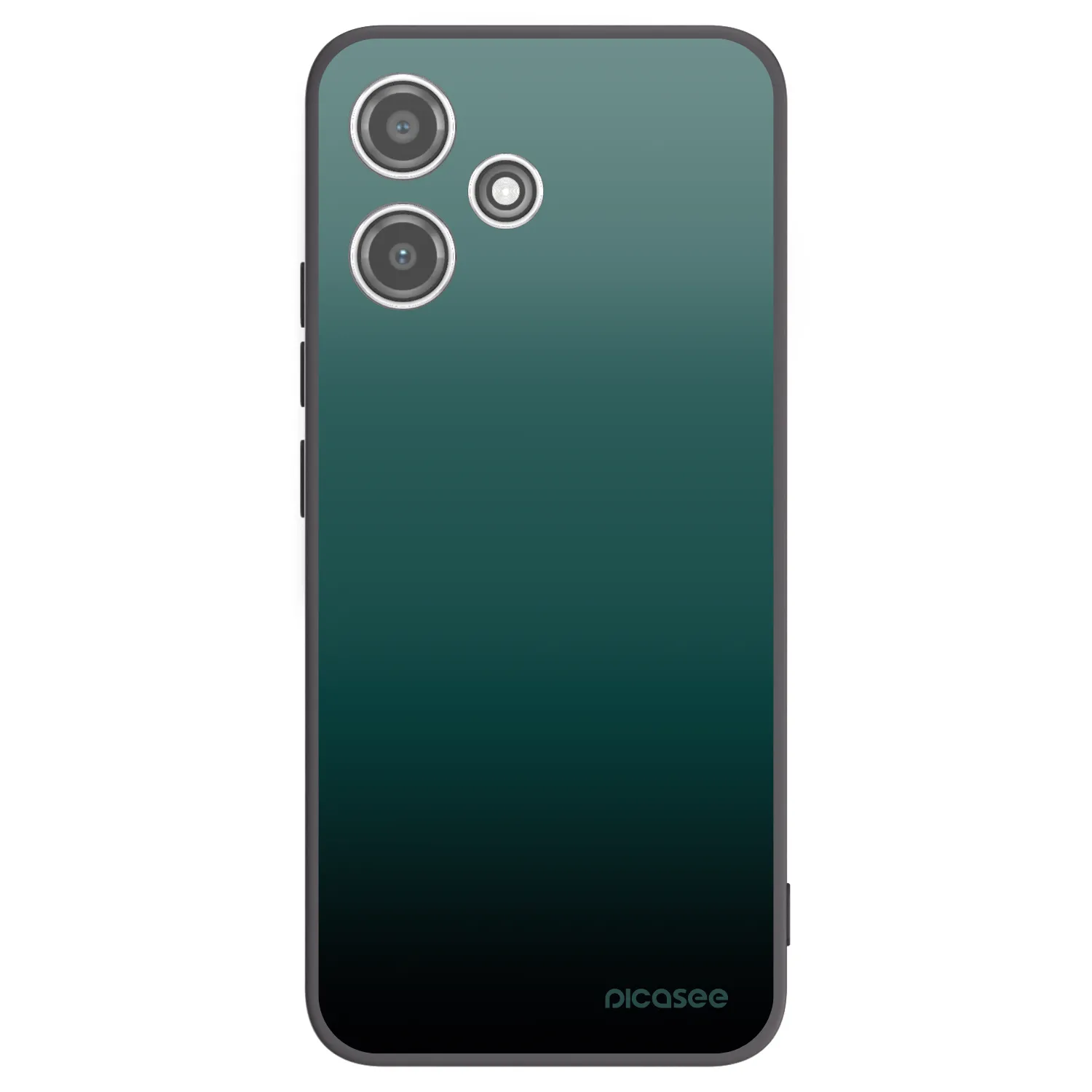 Picasee fekete szilikon tok az alábbi mobiltelefonokra Xiaomi Redmi 12 5G - Verdant Fade