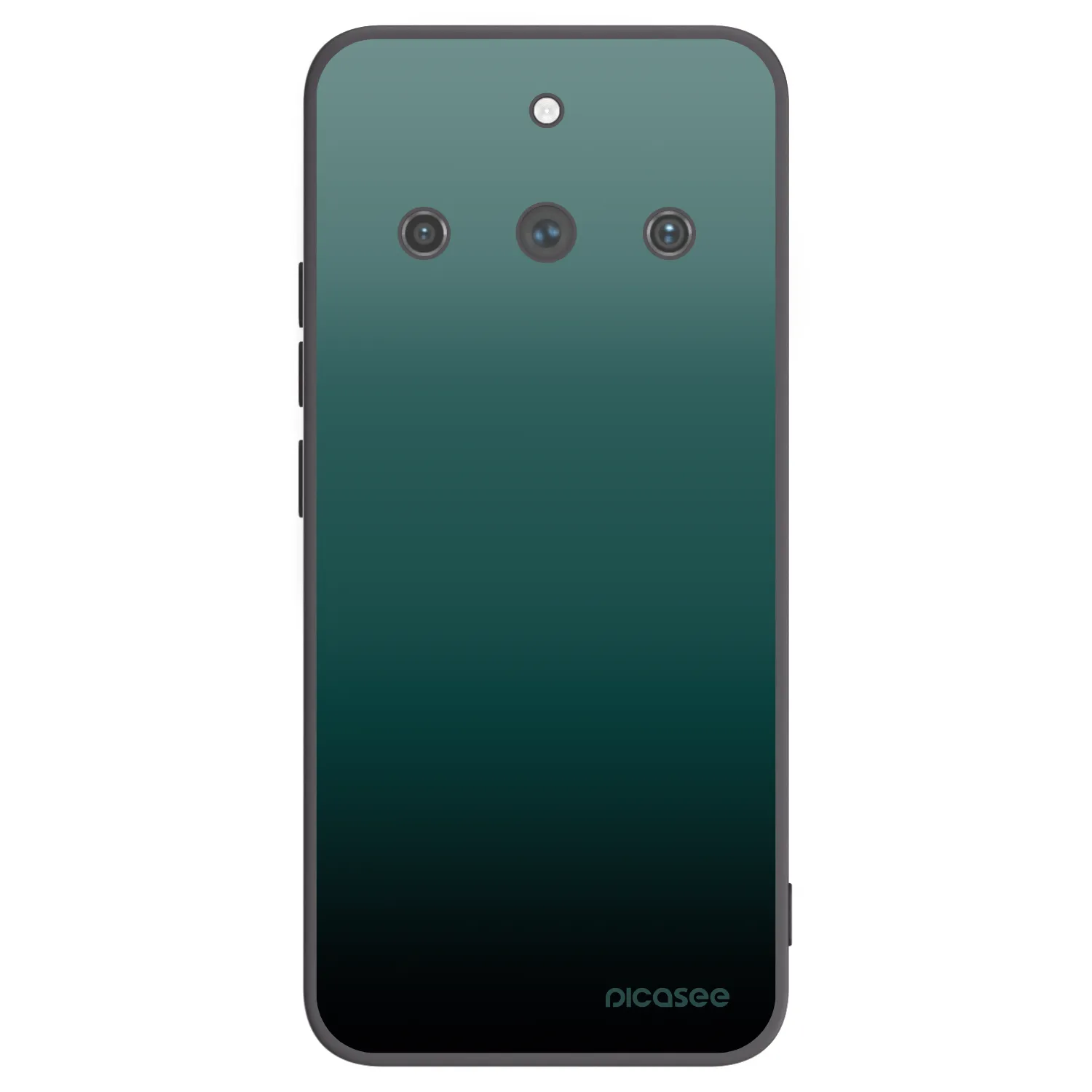 Picasee fekete szilikon tok az alábbi mobiltelefonokra Realme 11 Pro+ - Verdant Fade