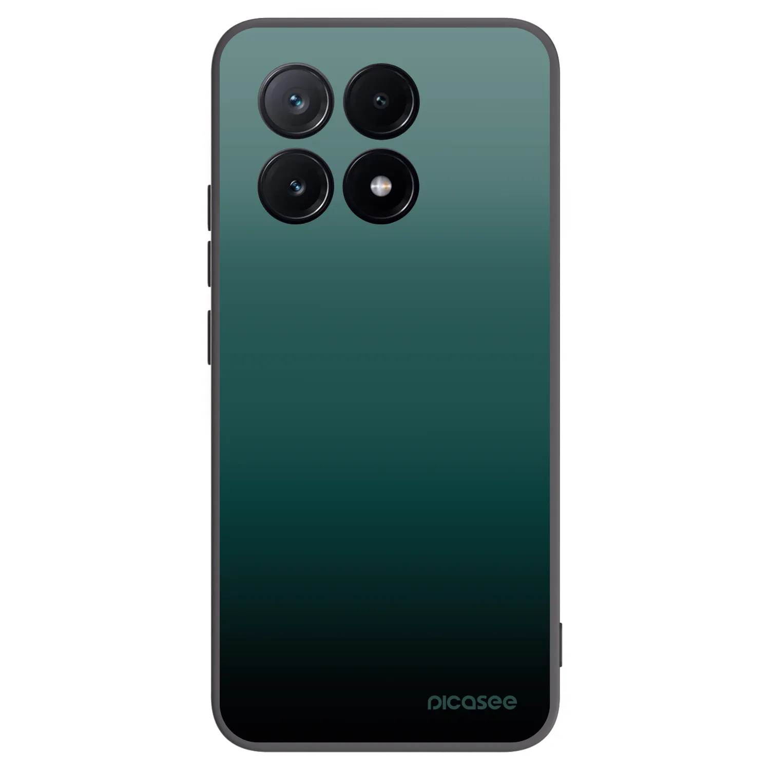 Picasee fekete szilikon tok az alábbi mobiltelefonokra Xiaomi Poco X6 Pro - Verdant Fade